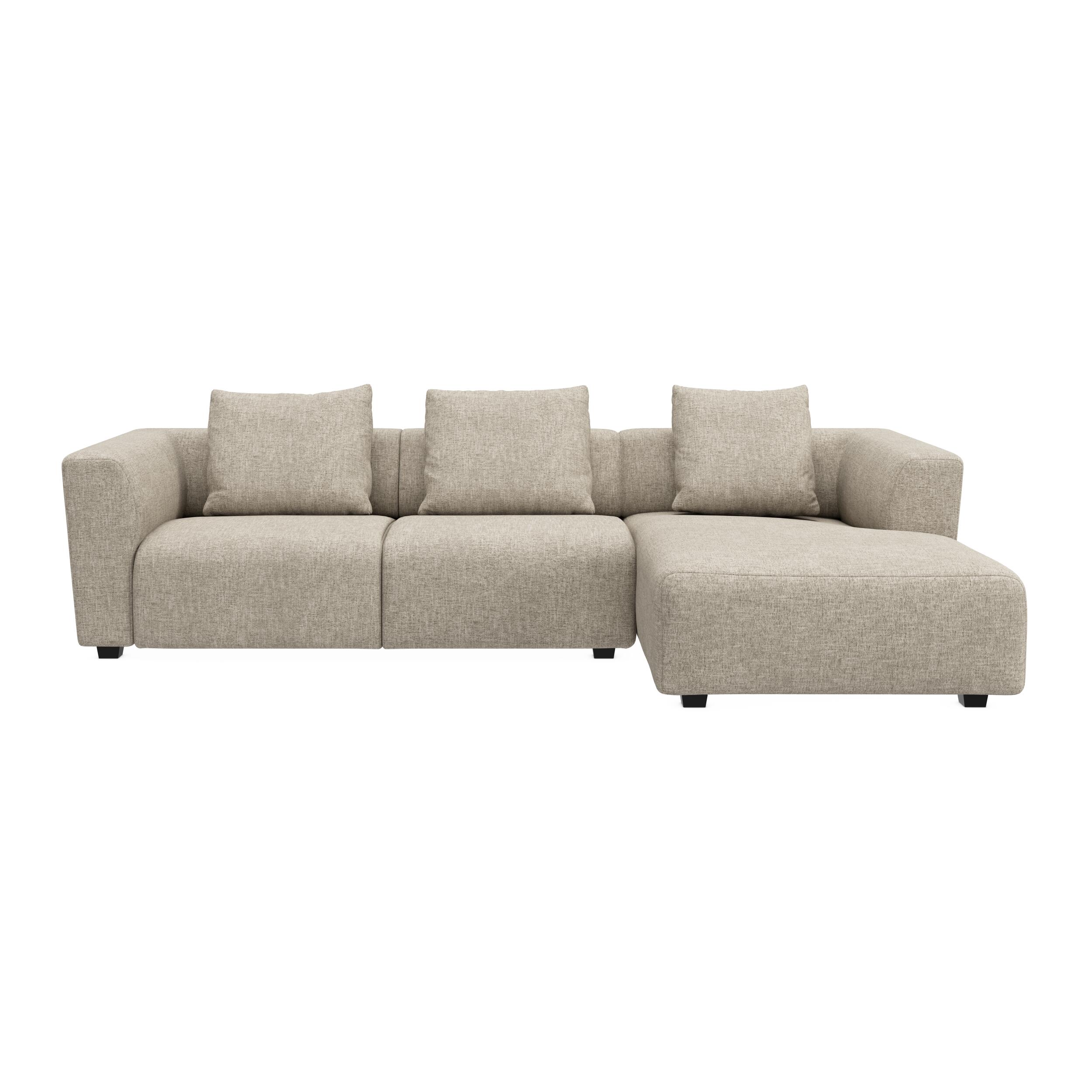 Solaro højrevendt sofa med chaiselong 