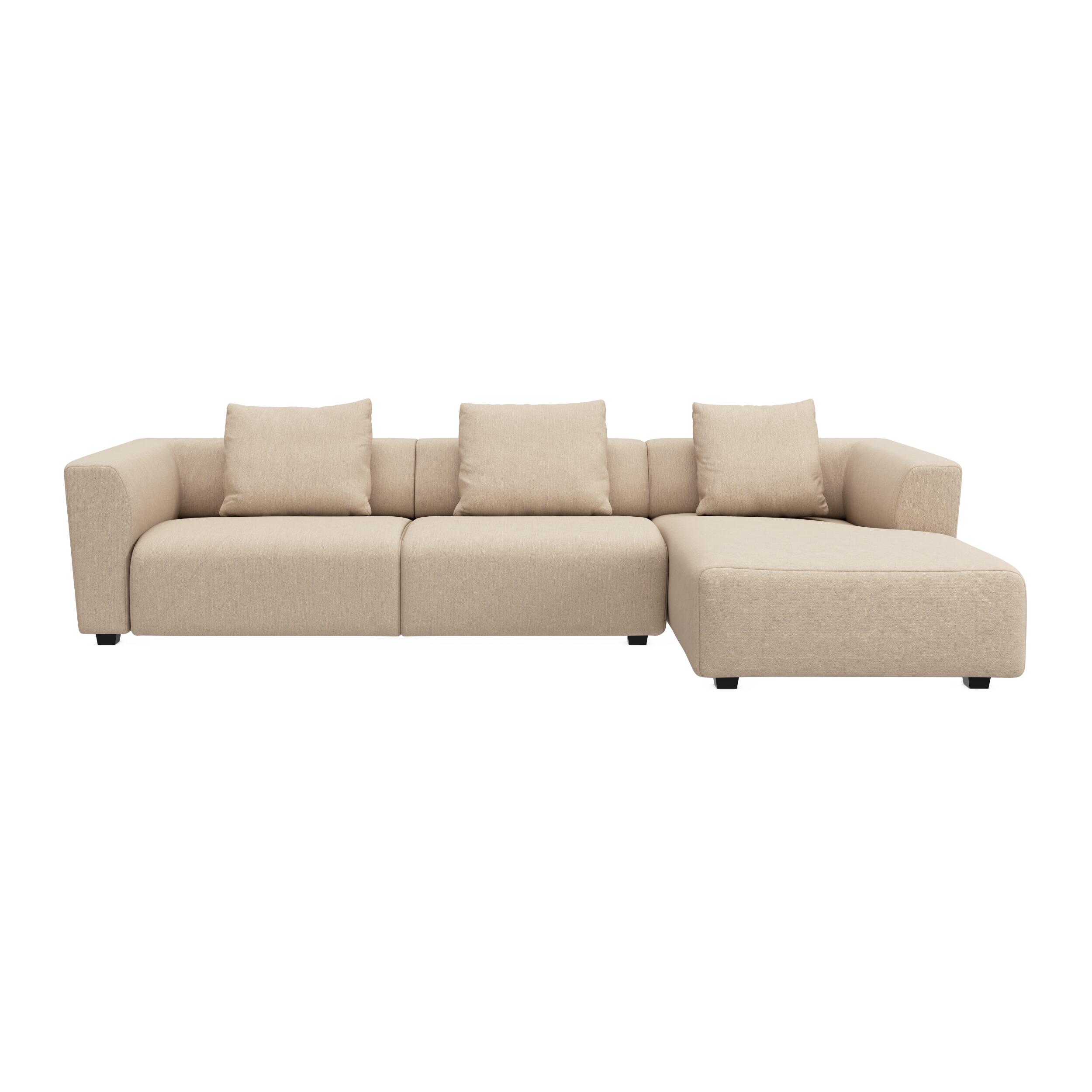 Solaro højrevendt sofa med chaiselong 