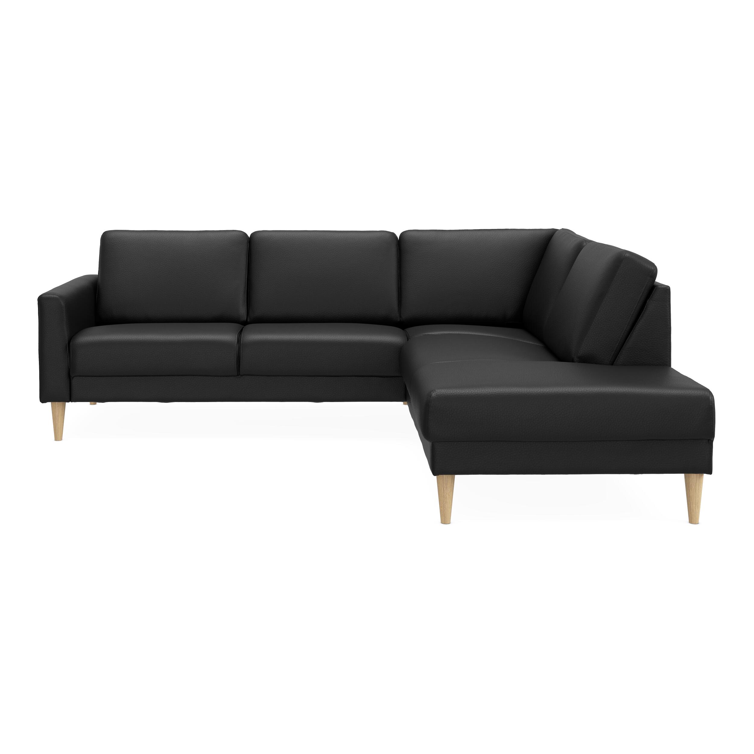 Linea højrevendt hjørnesofa med pufafslutning 