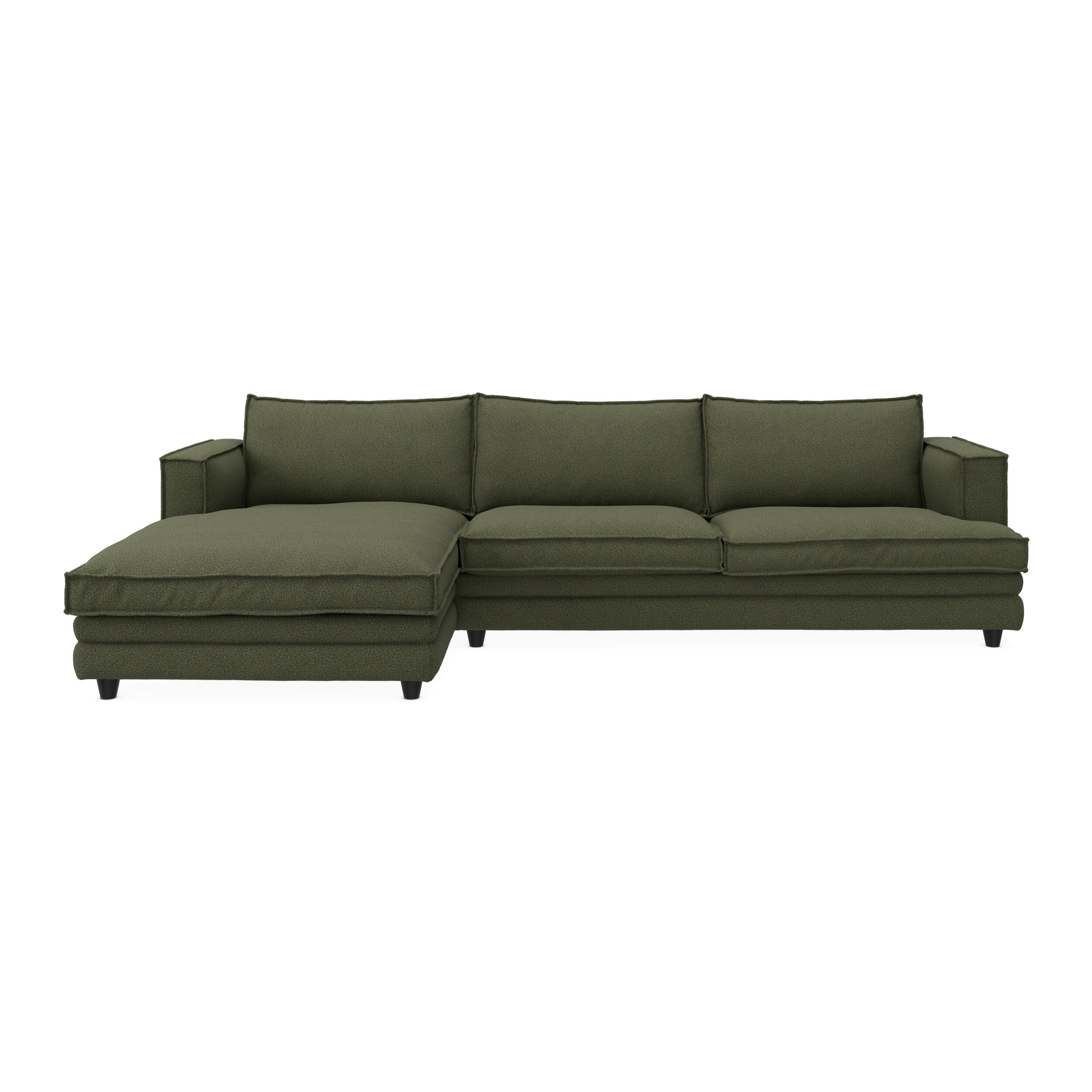 Agir venstrevendt sofa med chaiselong 