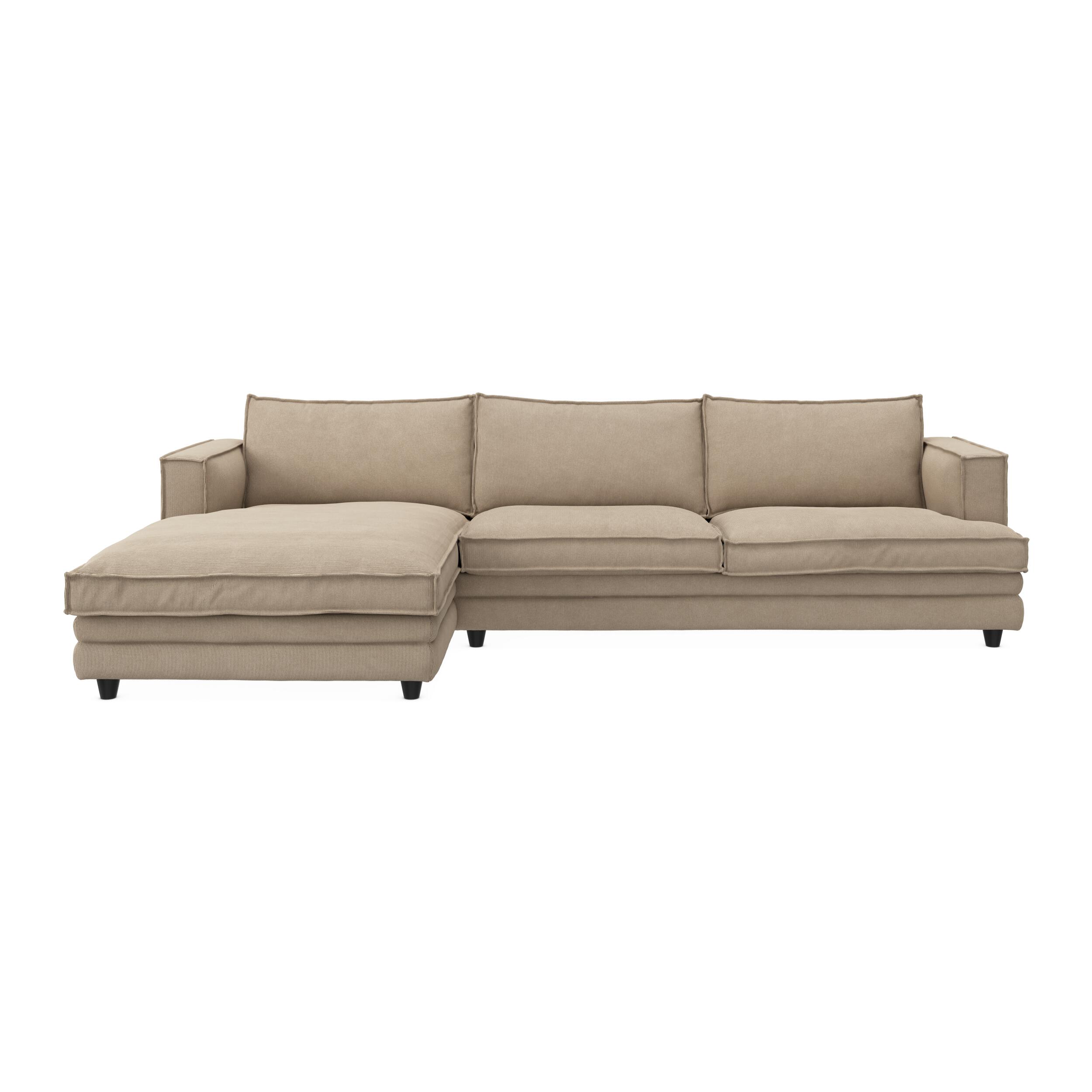 Agir venstrevendt sofa med chaiselong 