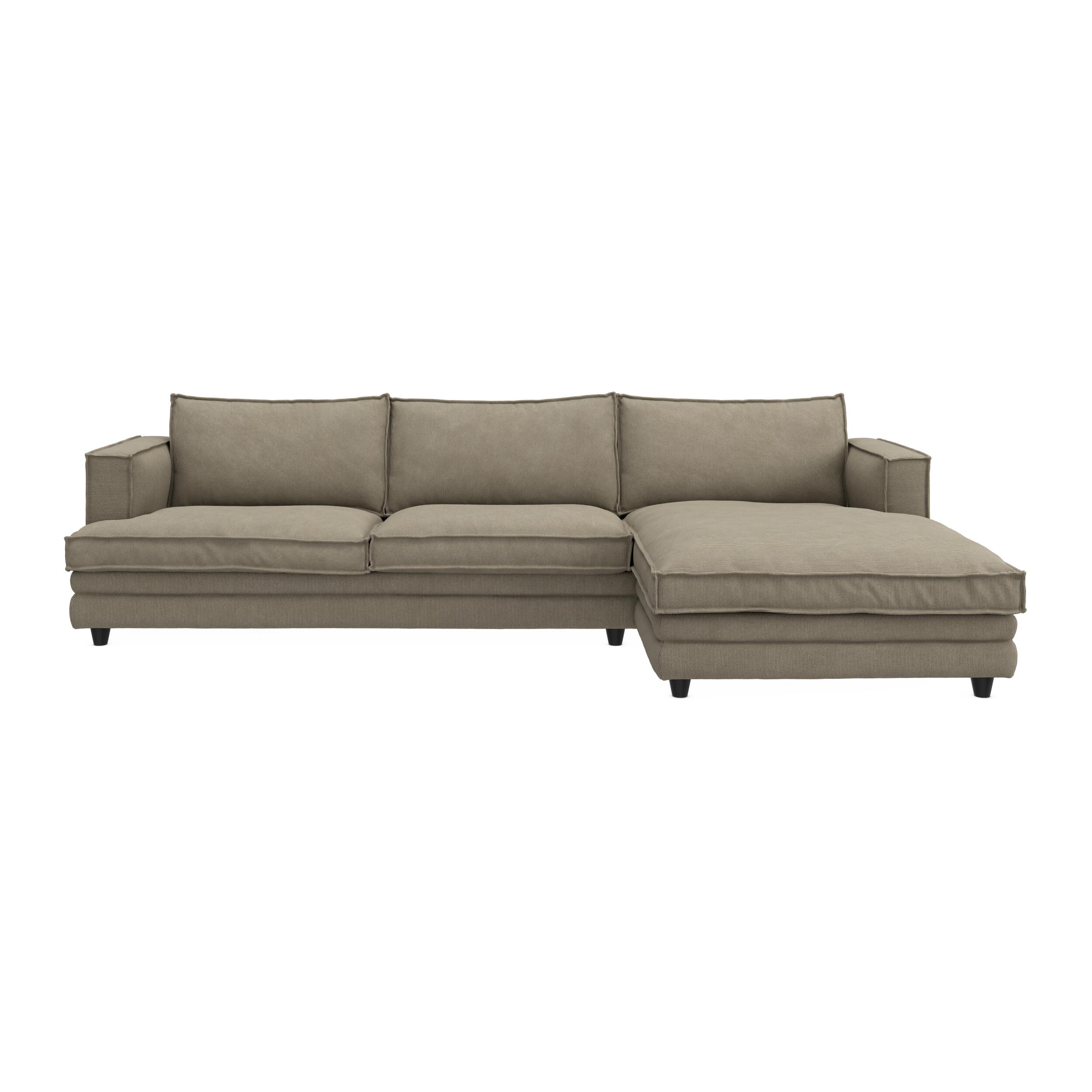 Agir højrevendt sofa med chaiselong 