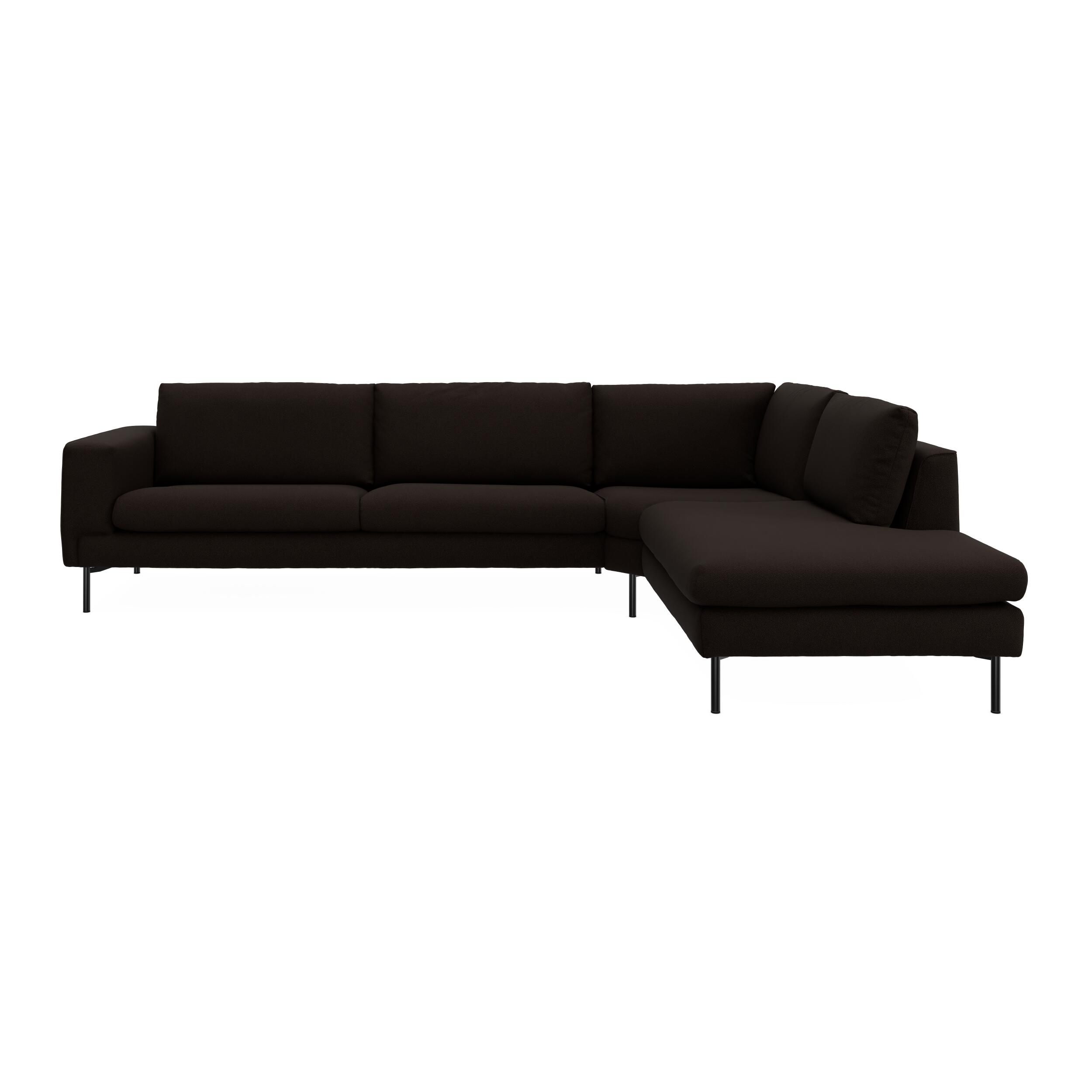 Nyland højrevendt hjørnesofa med pufafslutning 