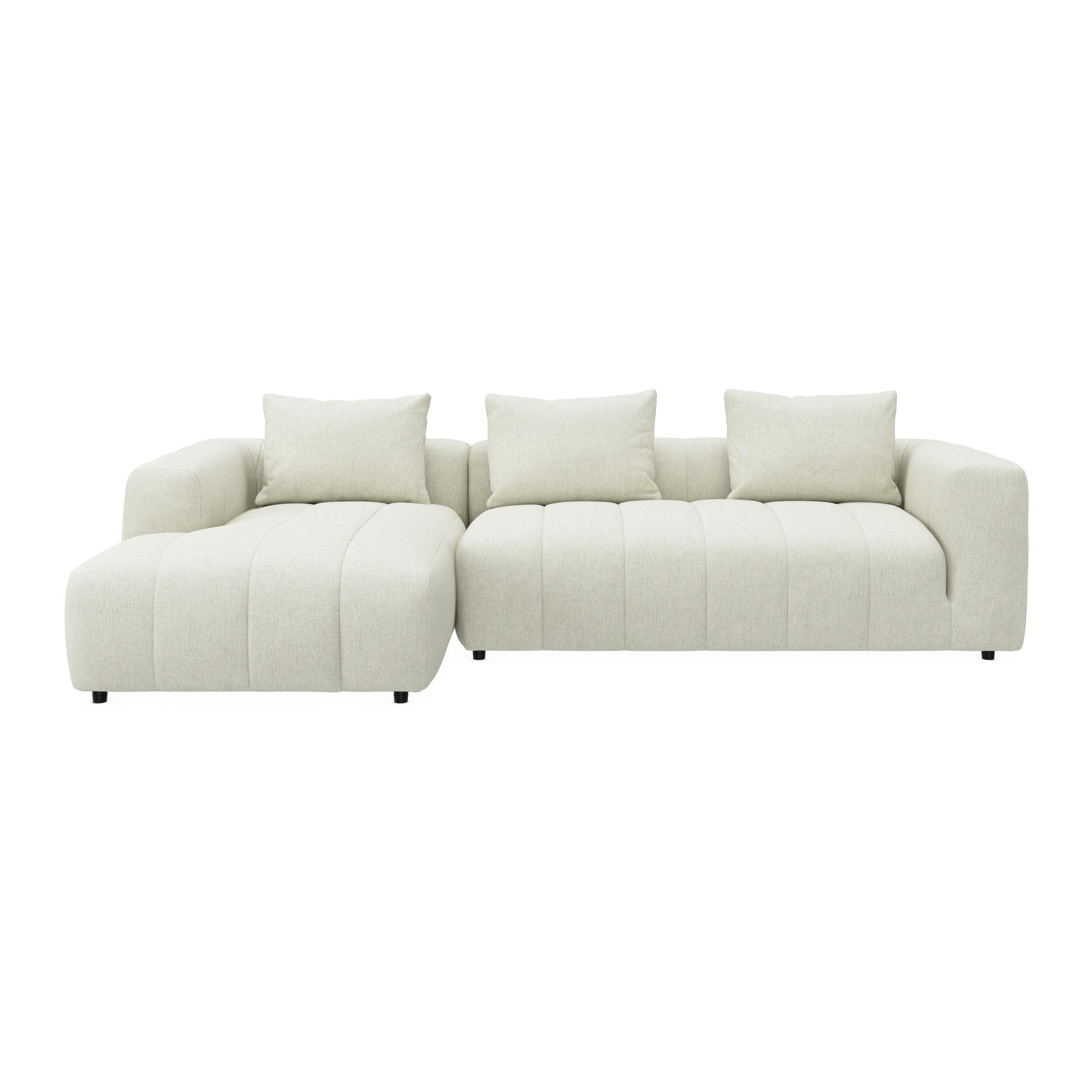 Ingvar venstrevendt sofa med chaiselong 