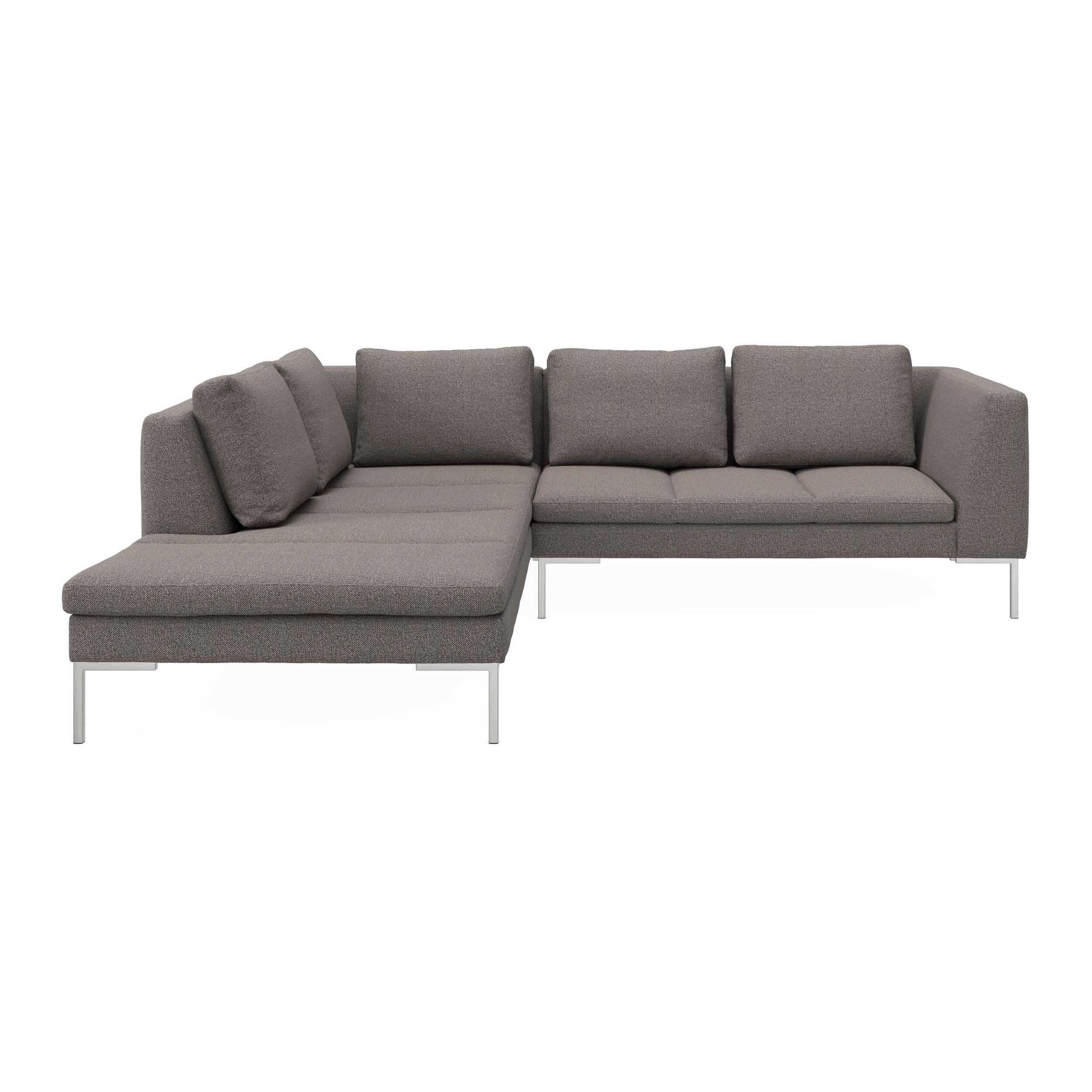 Nordskov venstrevendt hjørnesofa med pufafslutning 