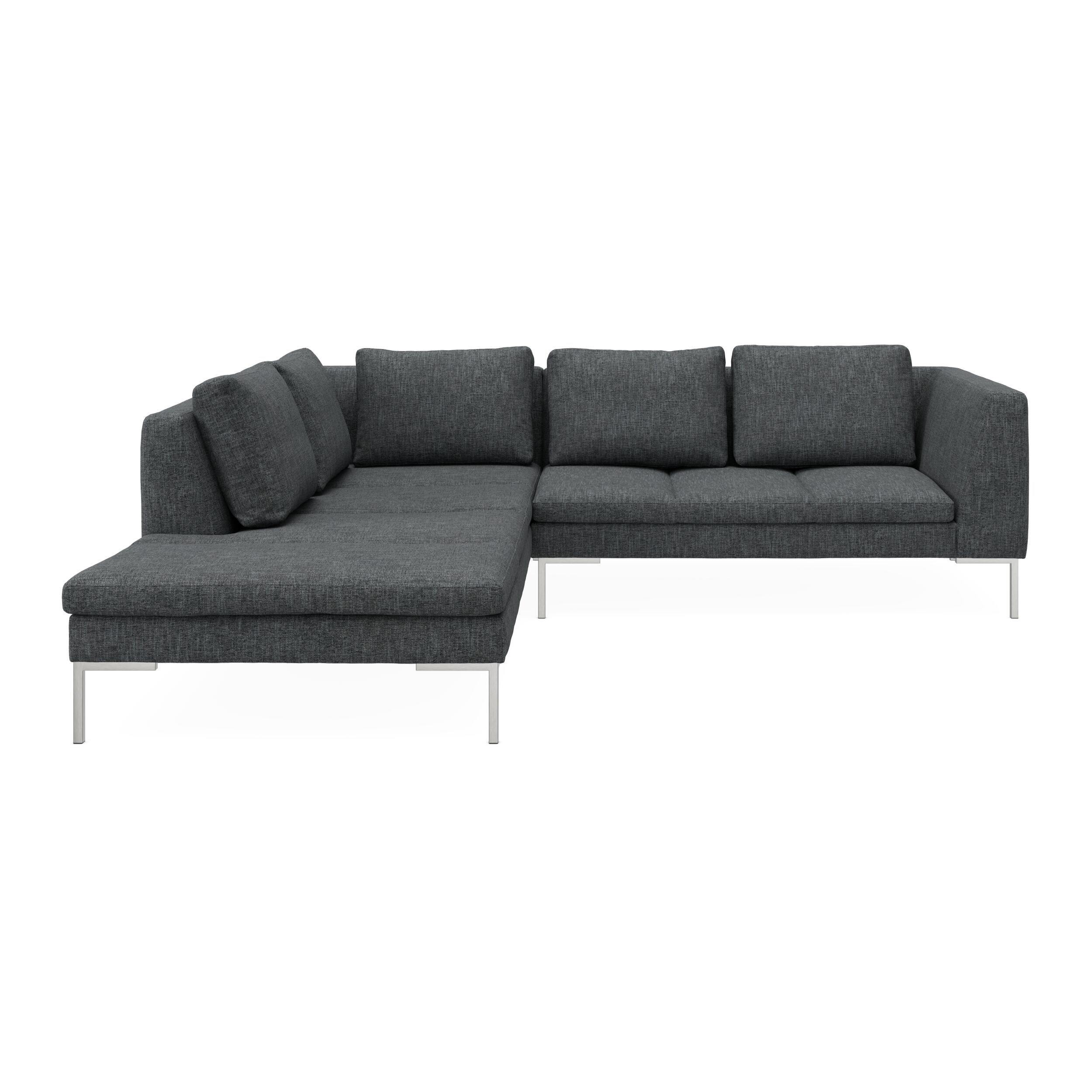 Nordskov venstrevendt hjørnesofa med pufafslutning 