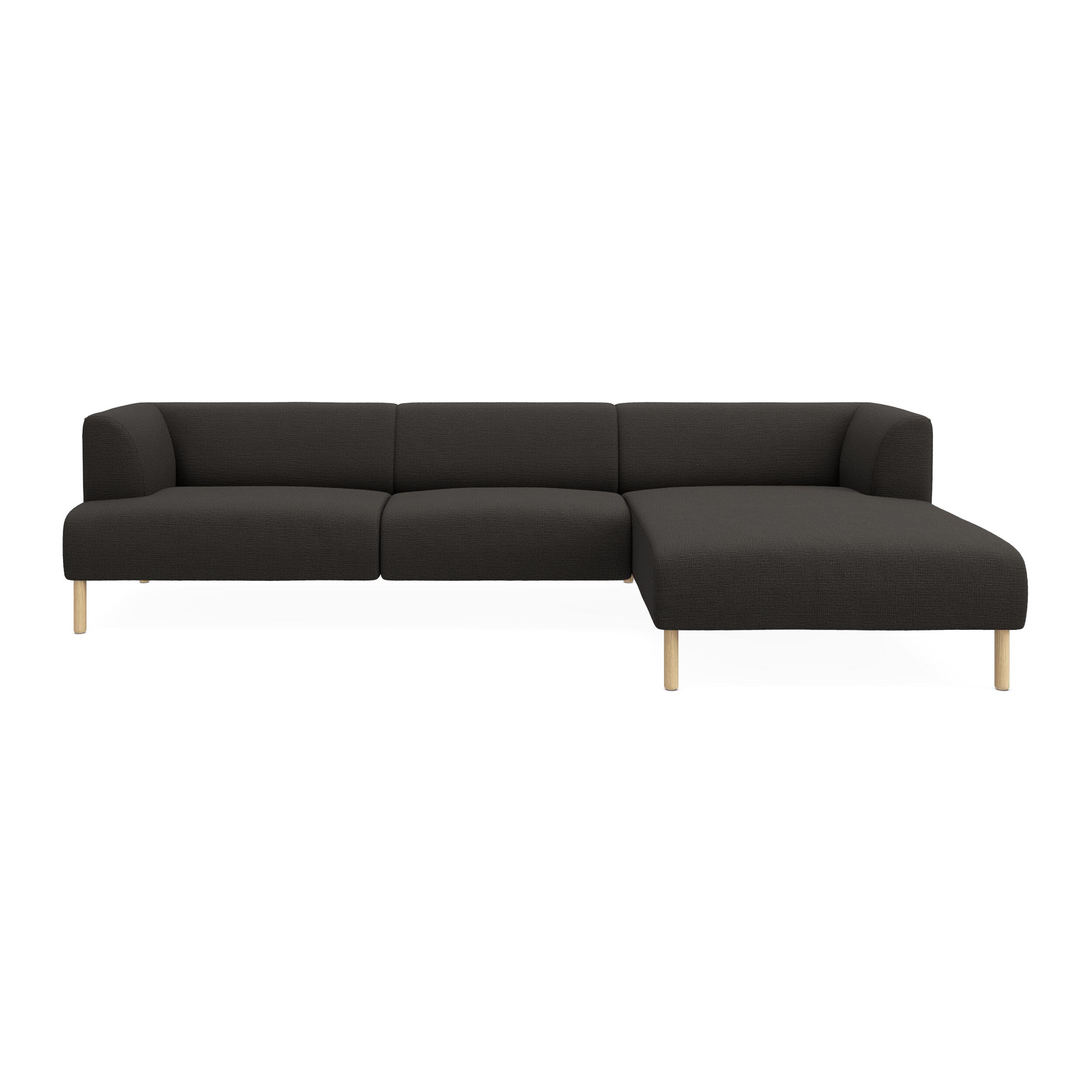 Teron højrevendt sofa med chaiselong 