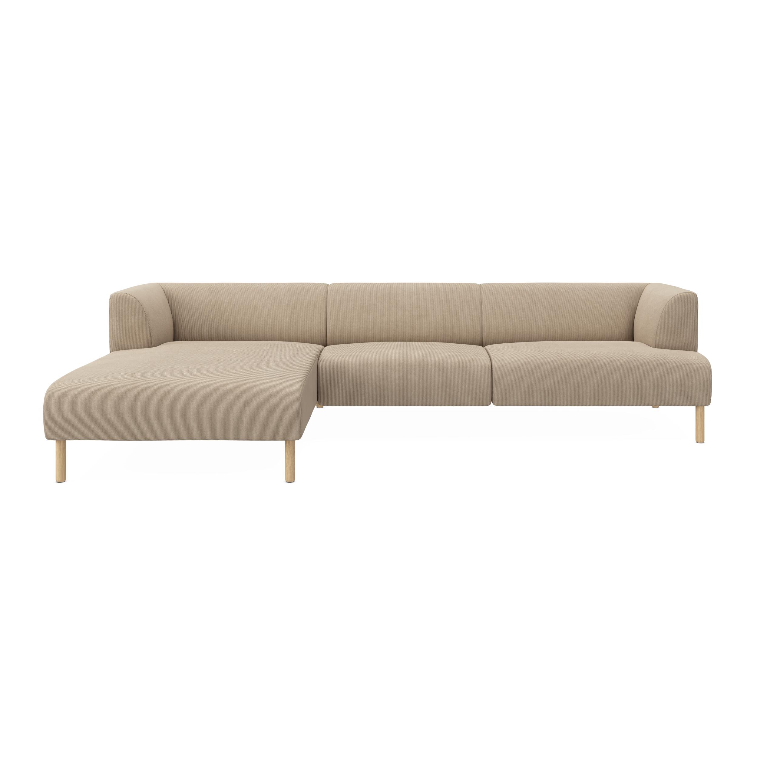 Teron venstrevendt sofa med chaiselong 