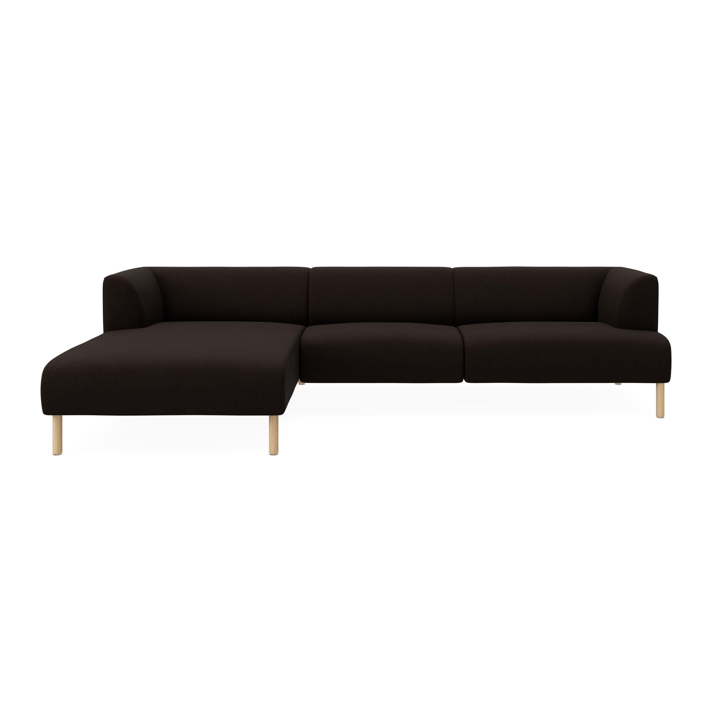 Teron venstrevendt sofa med chaiselong 