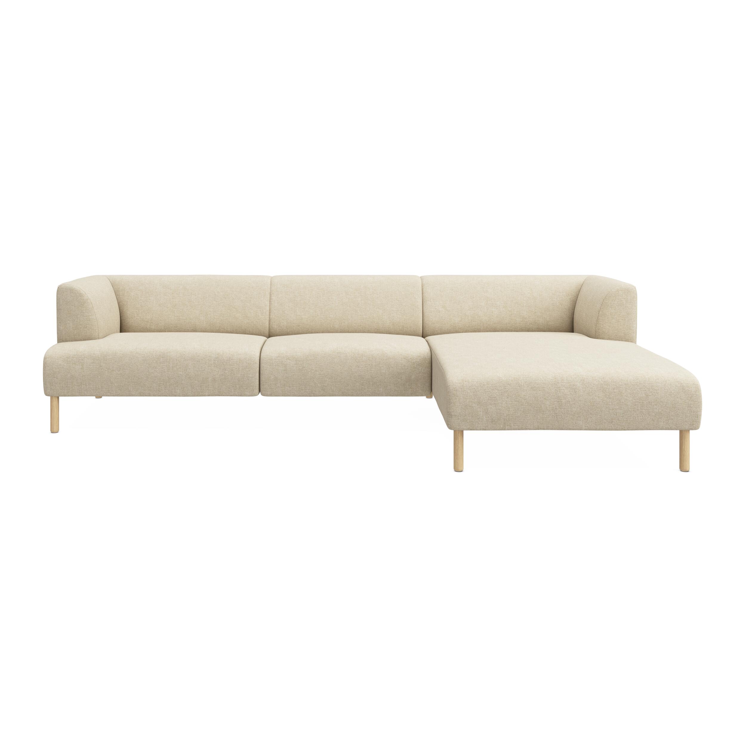 Teron højrevendt sofa med chaiselong 