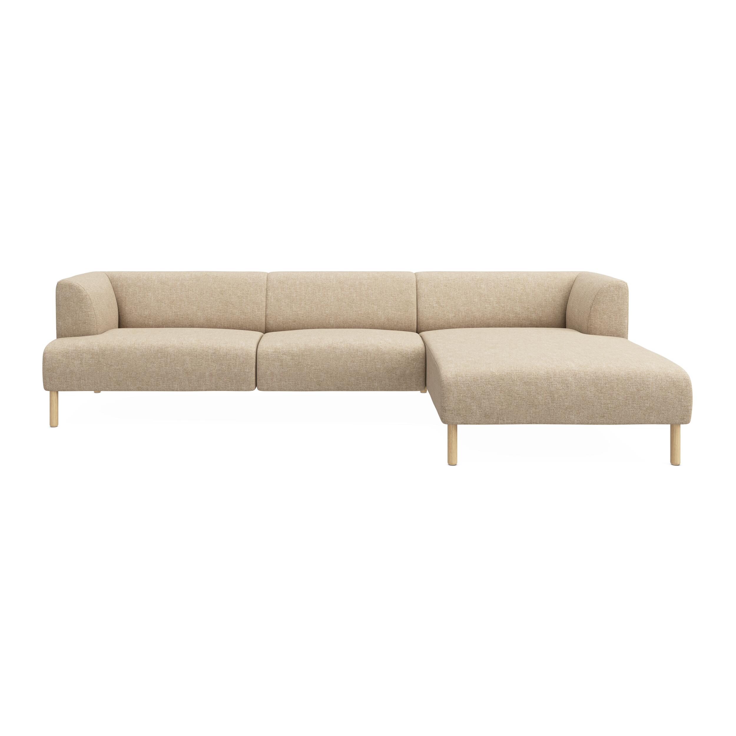 Teron højrevendt sofa med chaiselong 