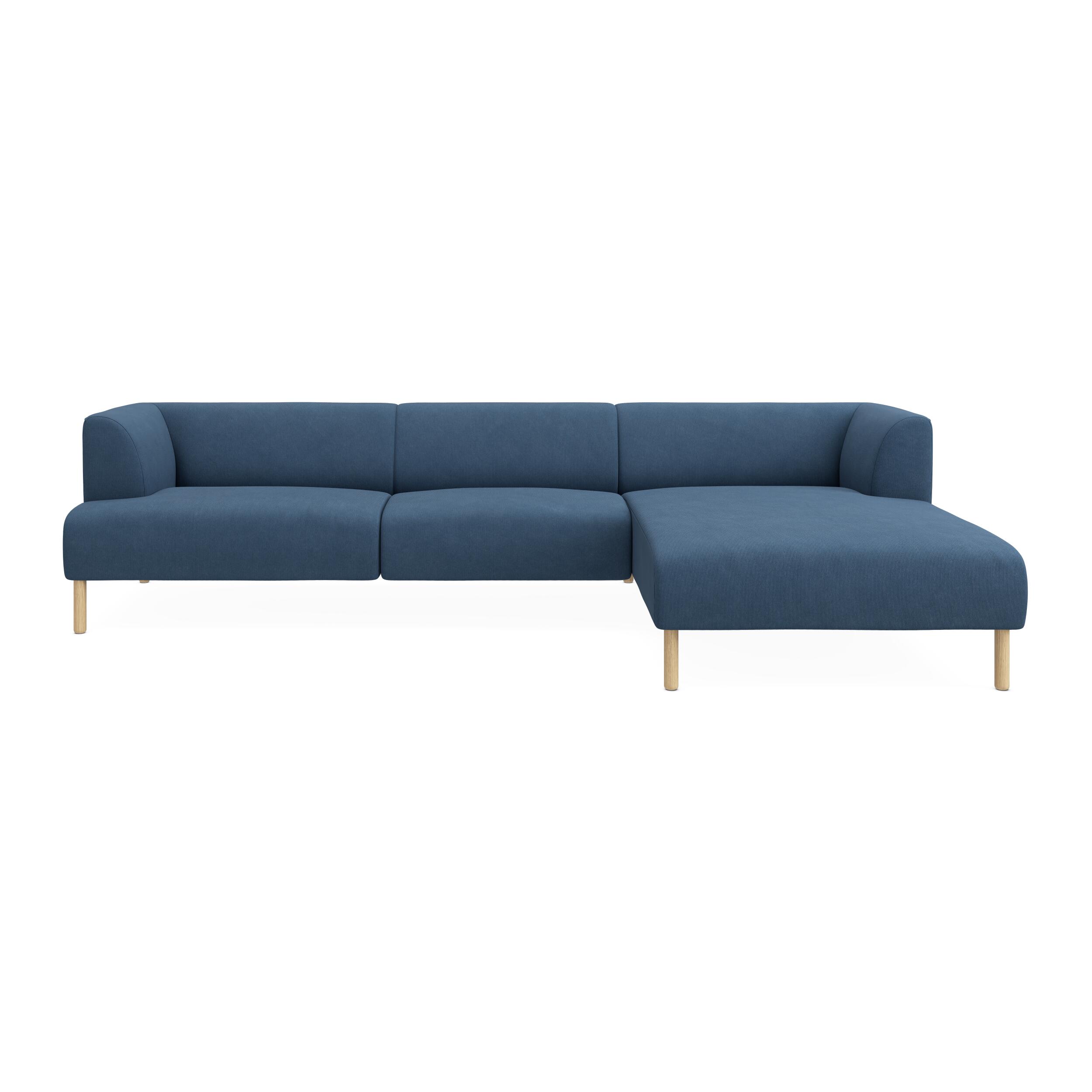 Teron højrevendt sofa med chaiselong 