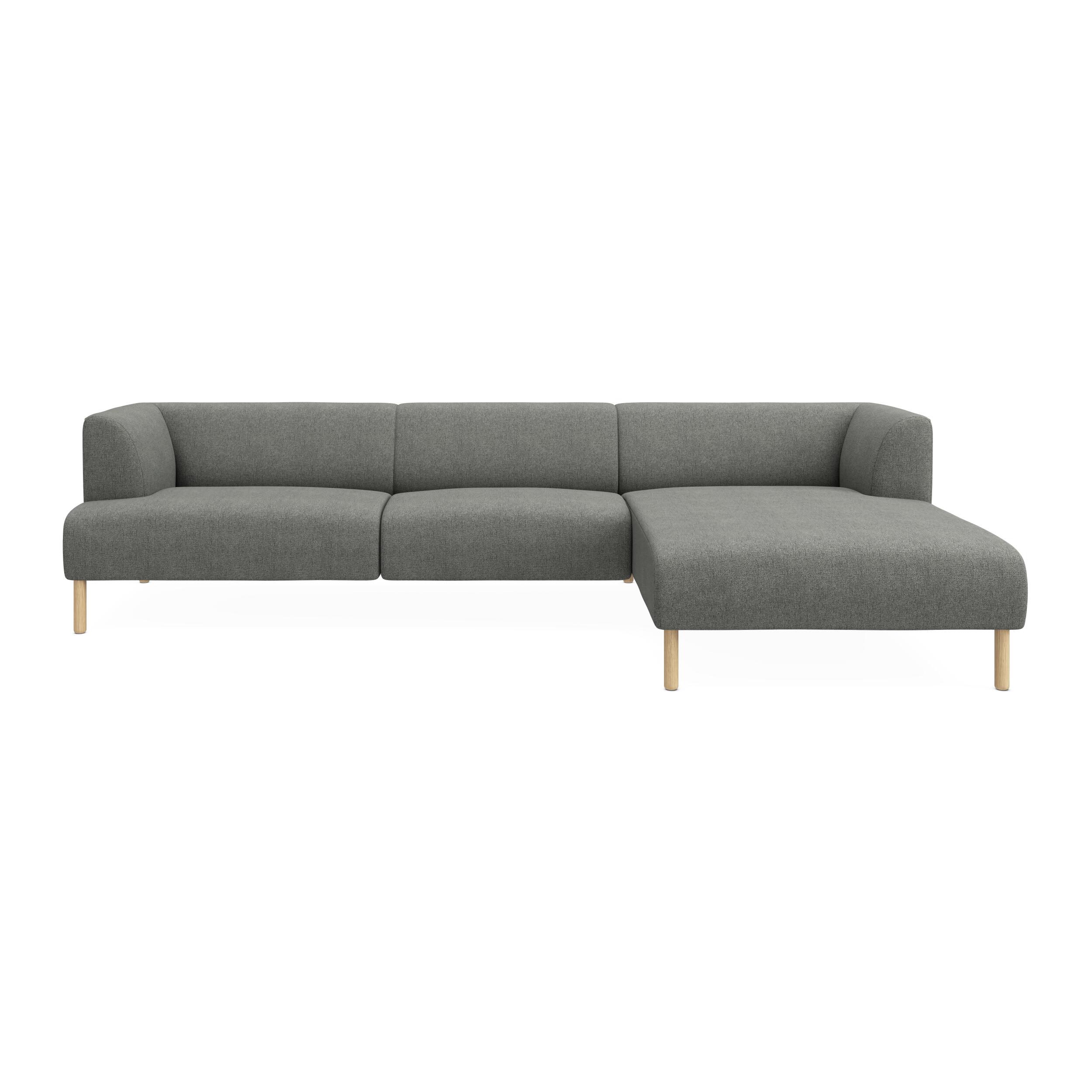 Teron højrevendt sofa med chaiselong 
