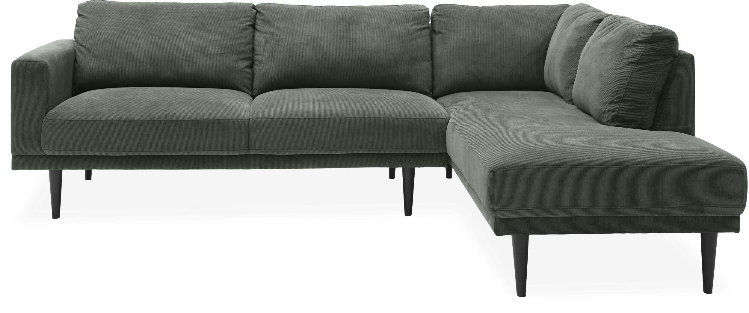 Mexico højrevendt sofa med pufafslutning 