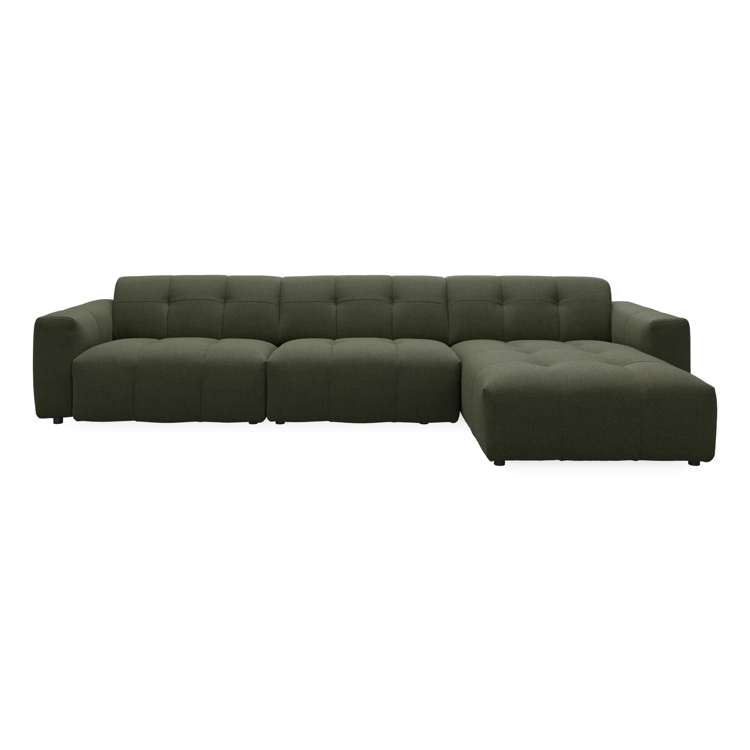 Dublin V1 Sofa med højrevendt chaiselong