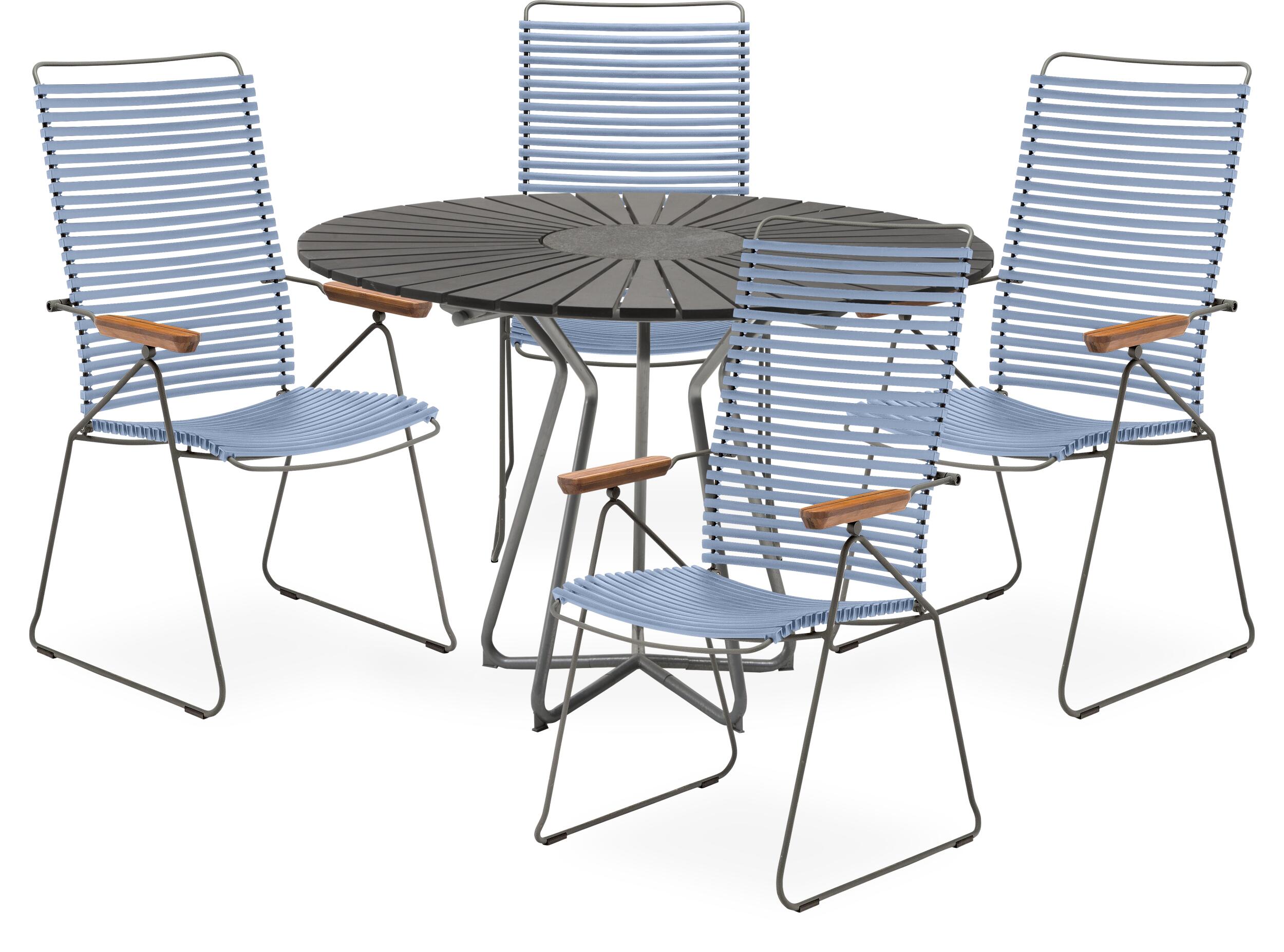 Circle Havebord 110 x 74,5 cm 