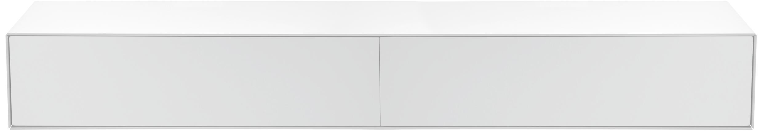 Mensola Reolsystem med 1 grundmodul + 2 skuffer hvid