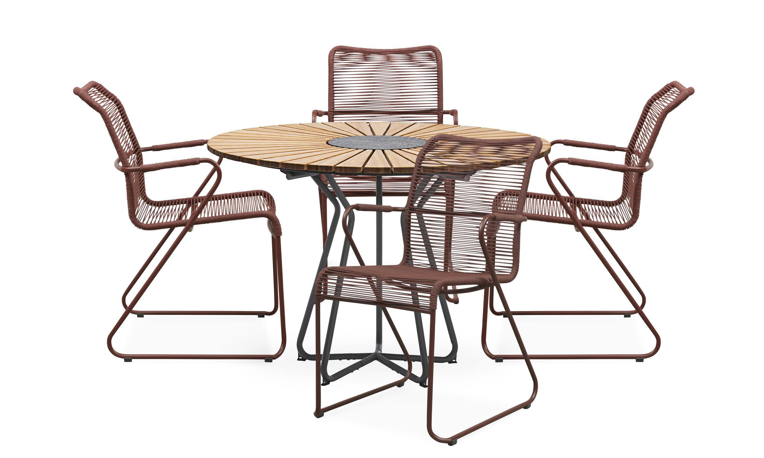 Circle Havebord 110 x 74,5 cm 