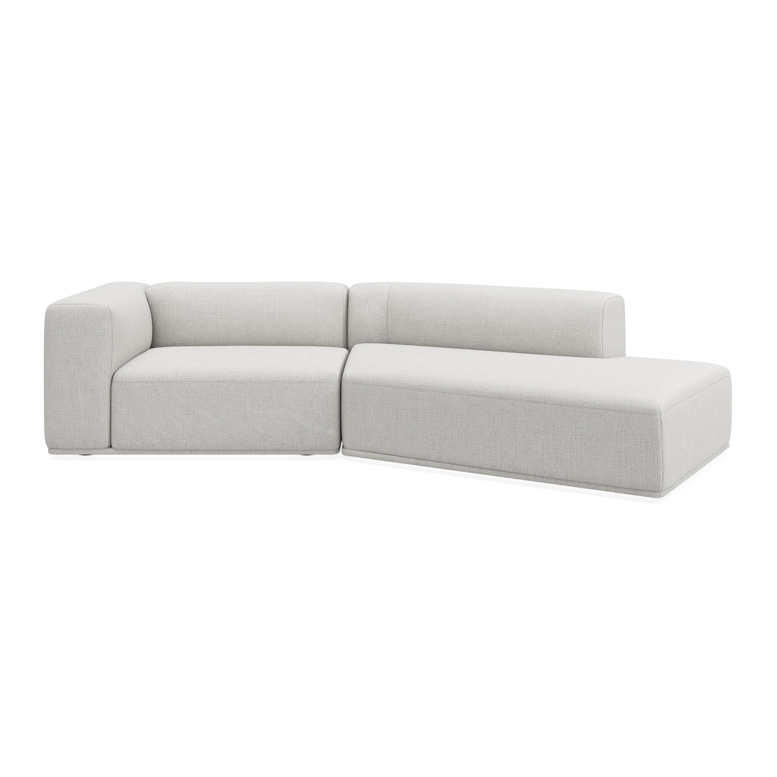 Zano 2-pers. venstrevendt sofa med pufafslutning