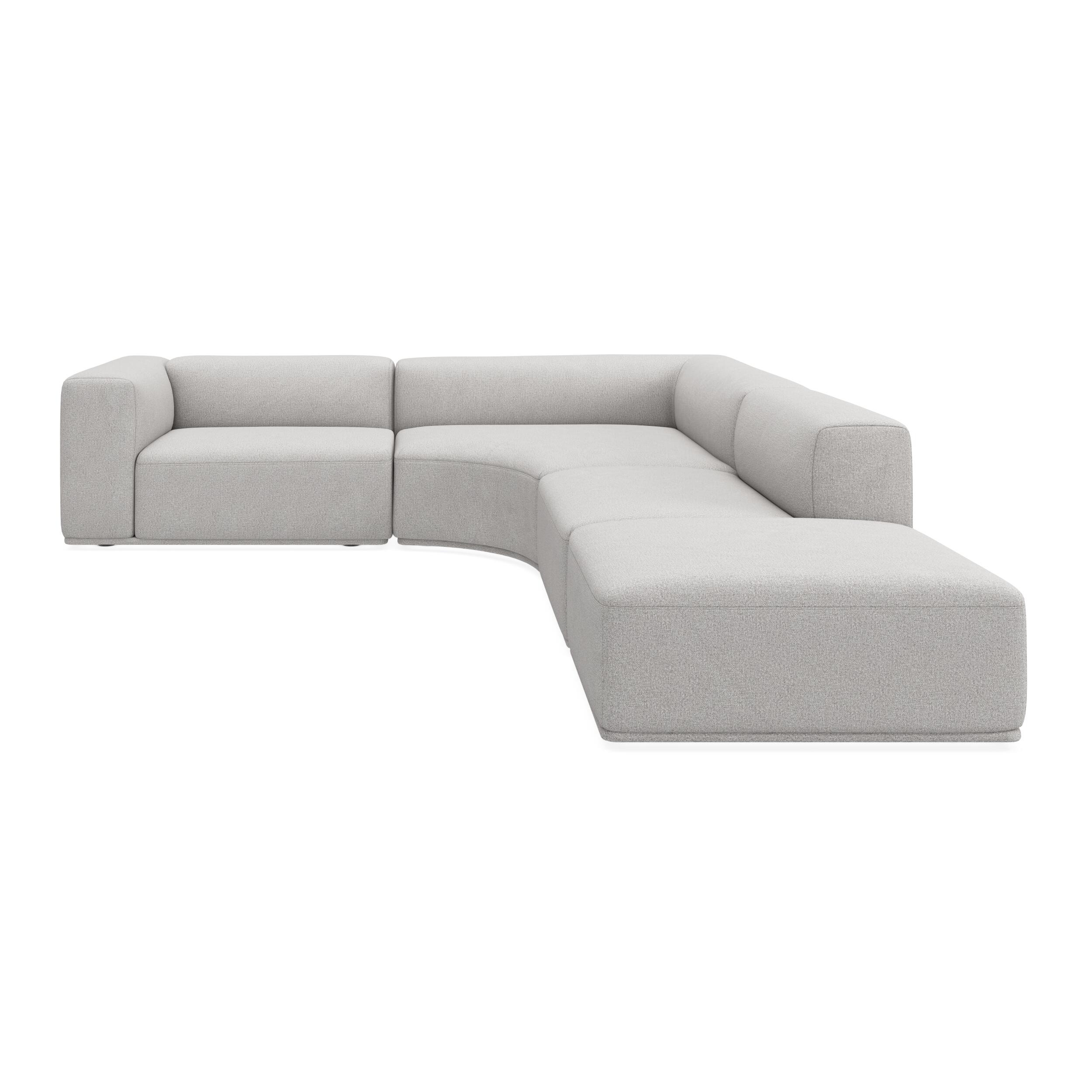 Zano 3-pers. venstrevendt hjørnesofa inkl. puf