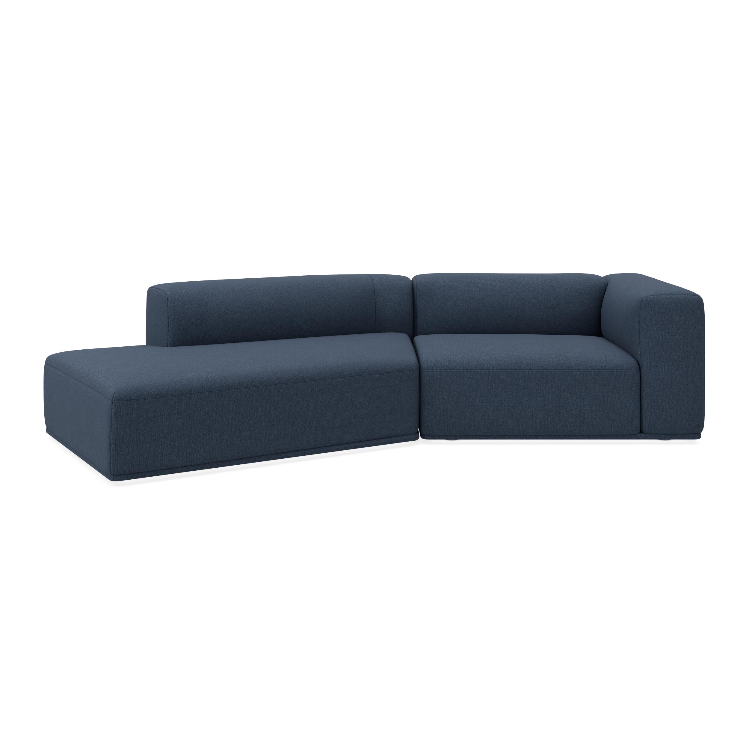 Zano 2-pers. højrevendt sofa med pufafslutning
