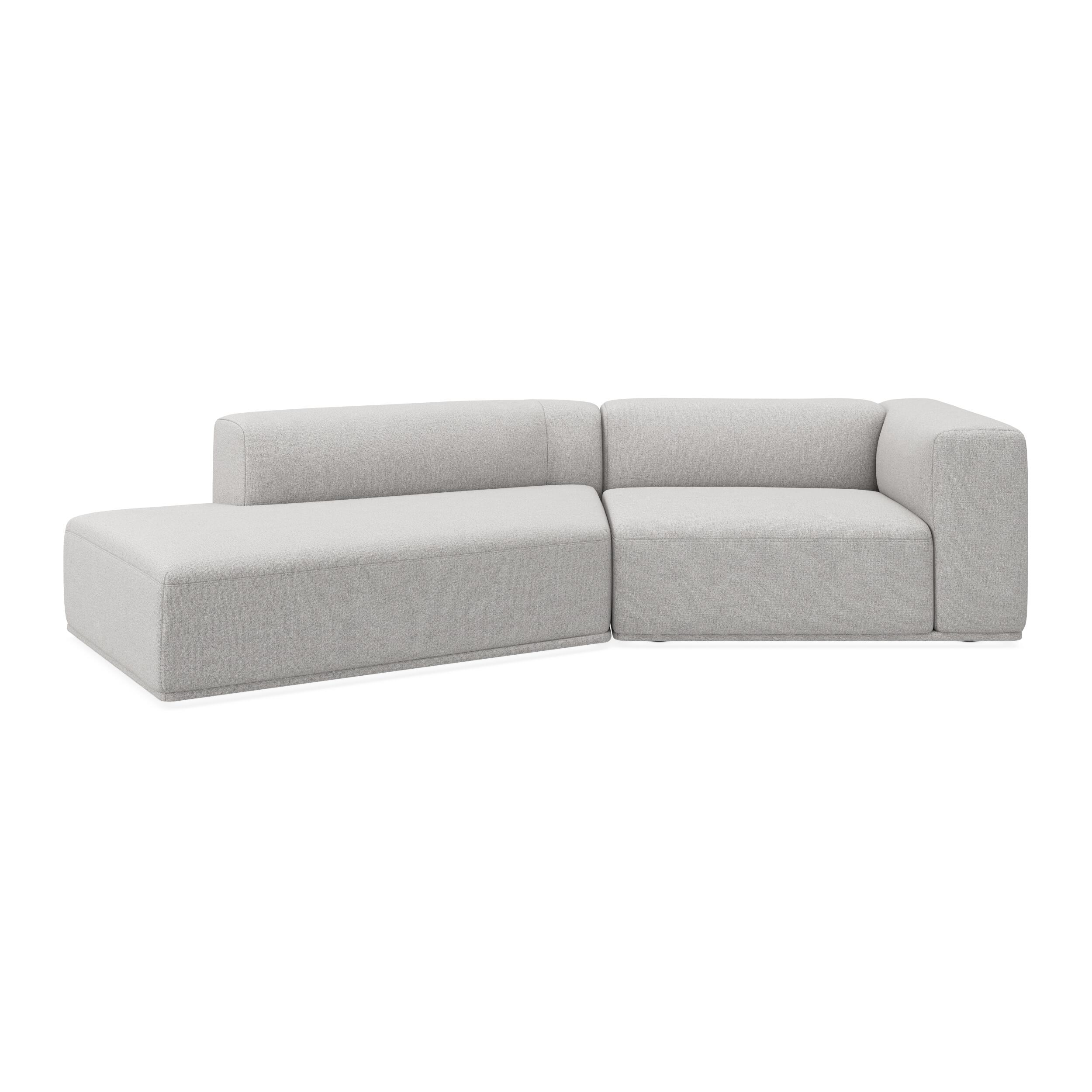 Zano 2-pers. højrevendt sofa med pufafslutning