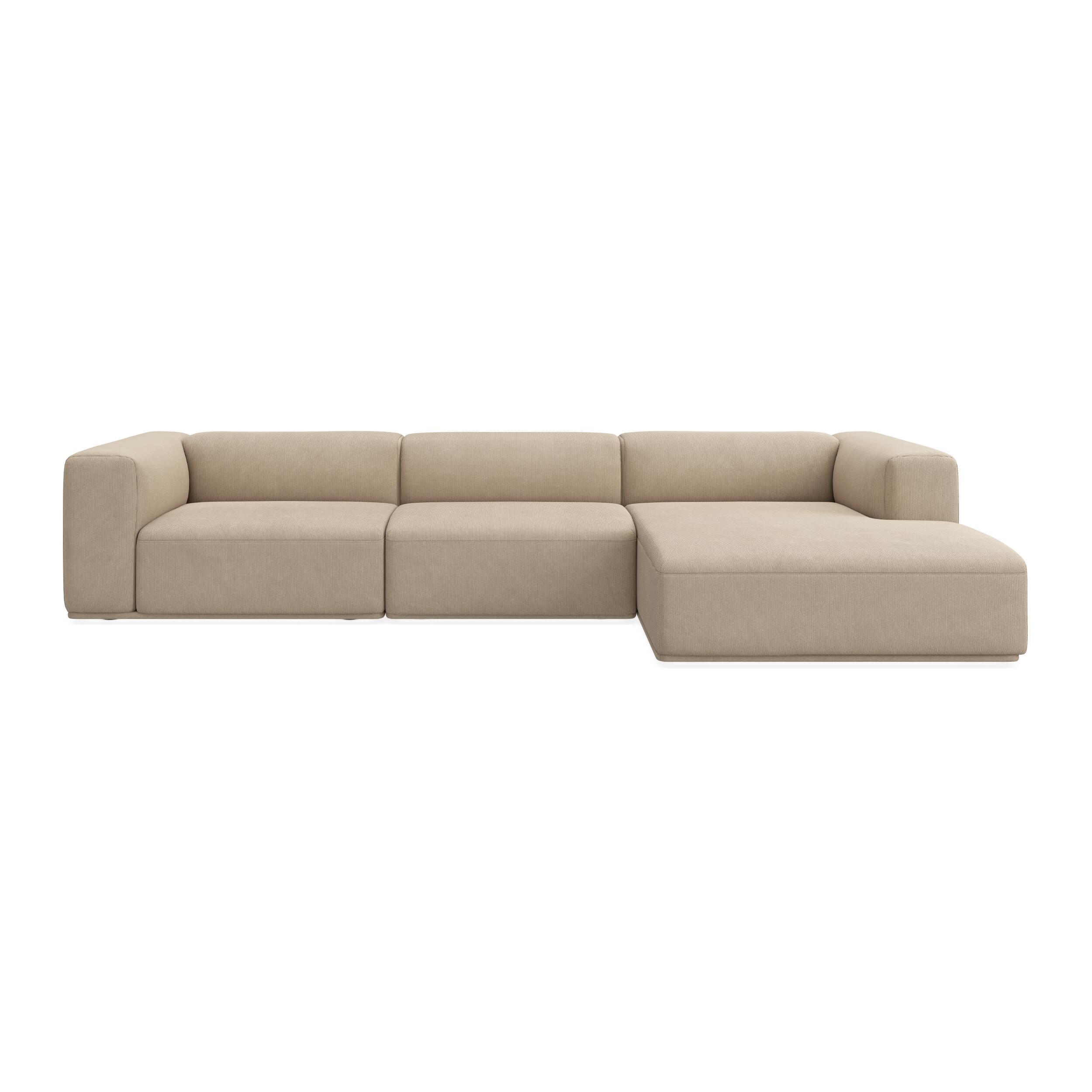 Zano 3-pers. højrevendt sofa med chaiselong