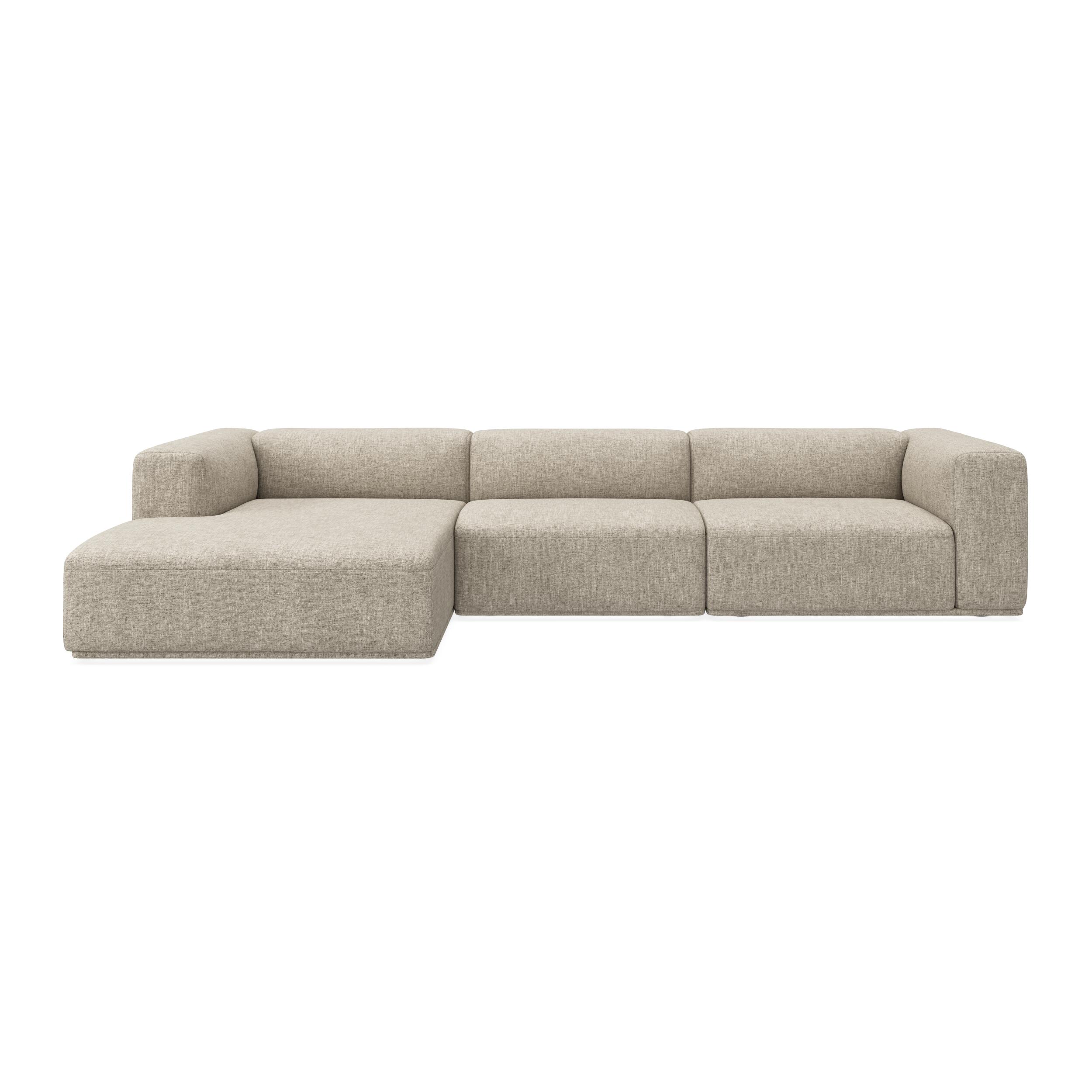 Zano 3-pers. venstrevendt sofa med chaiselong