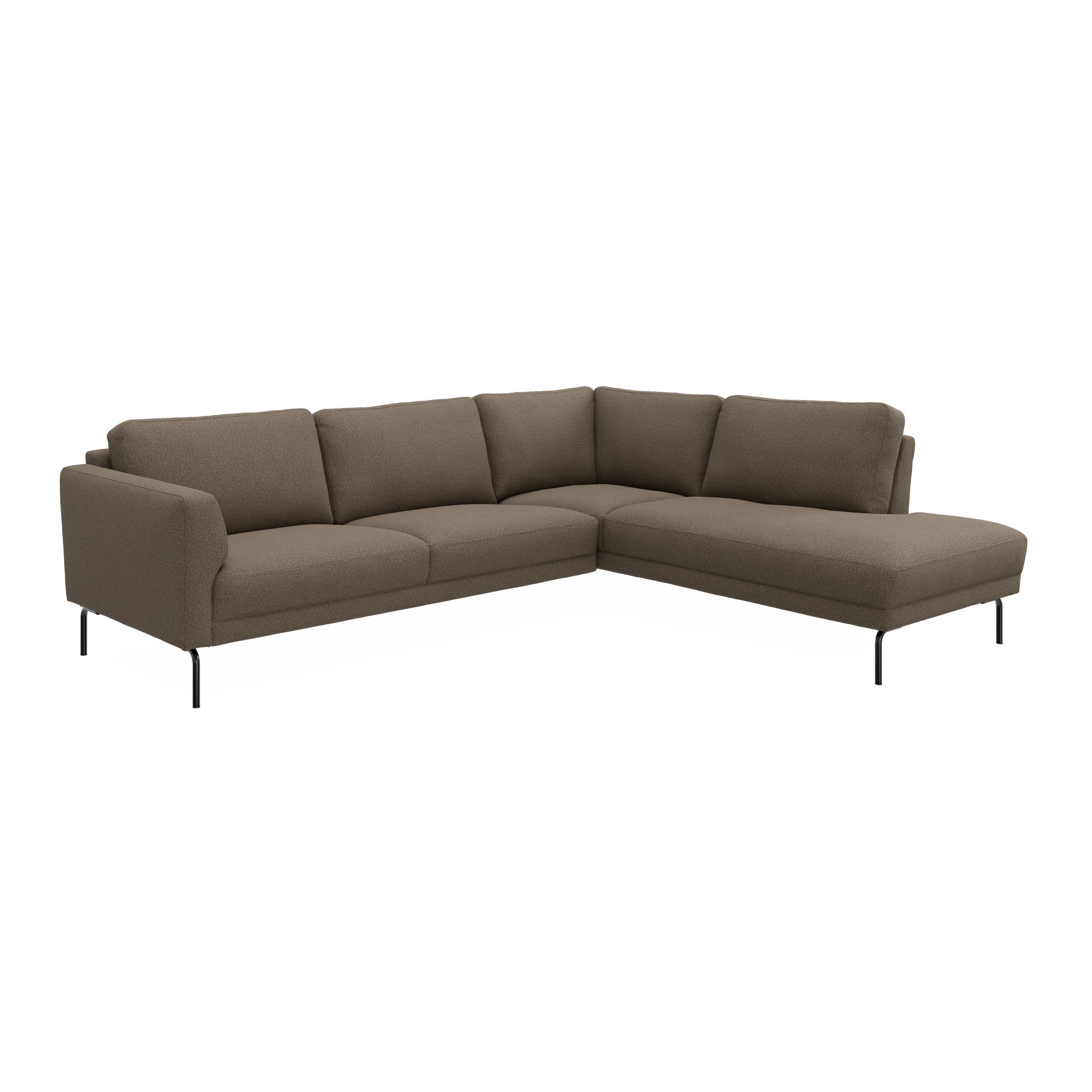 Springfield højrevendt hjørnesofa med pufafslutning 