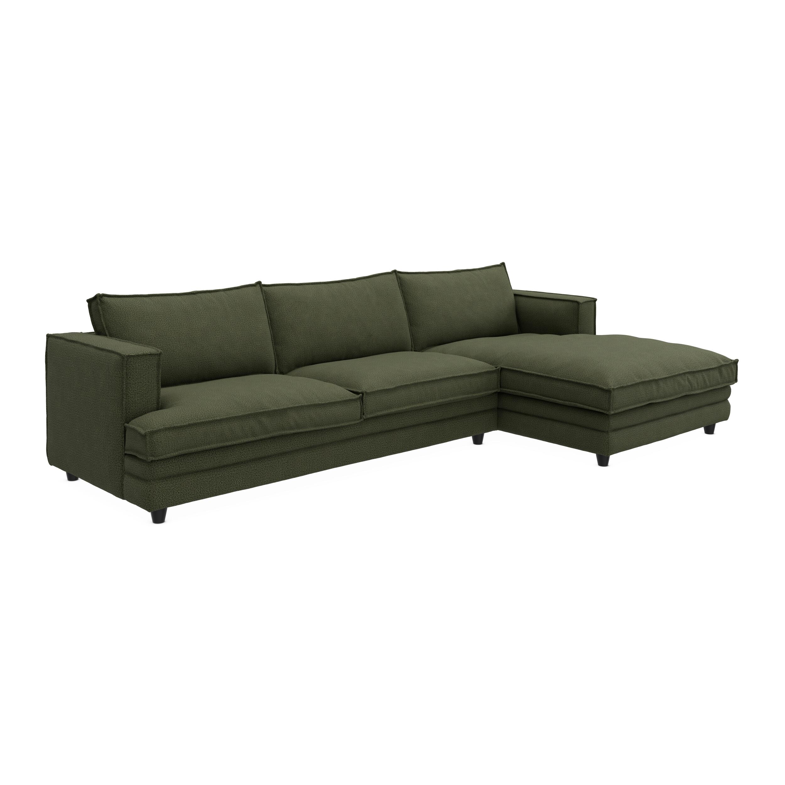 Agir højrevendt sofa med chaiselong 