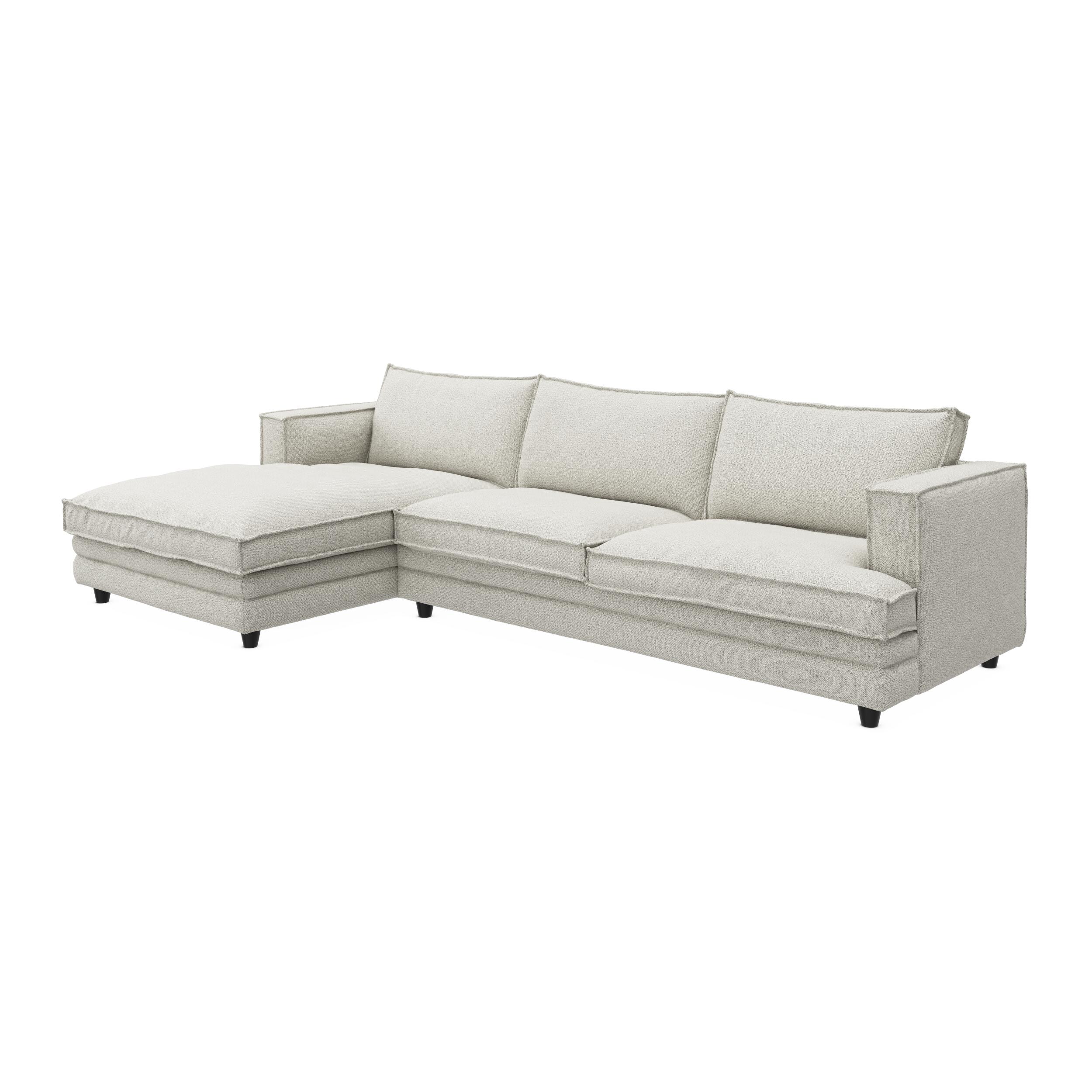 Agir venstrevendt sofa med chaiselong 