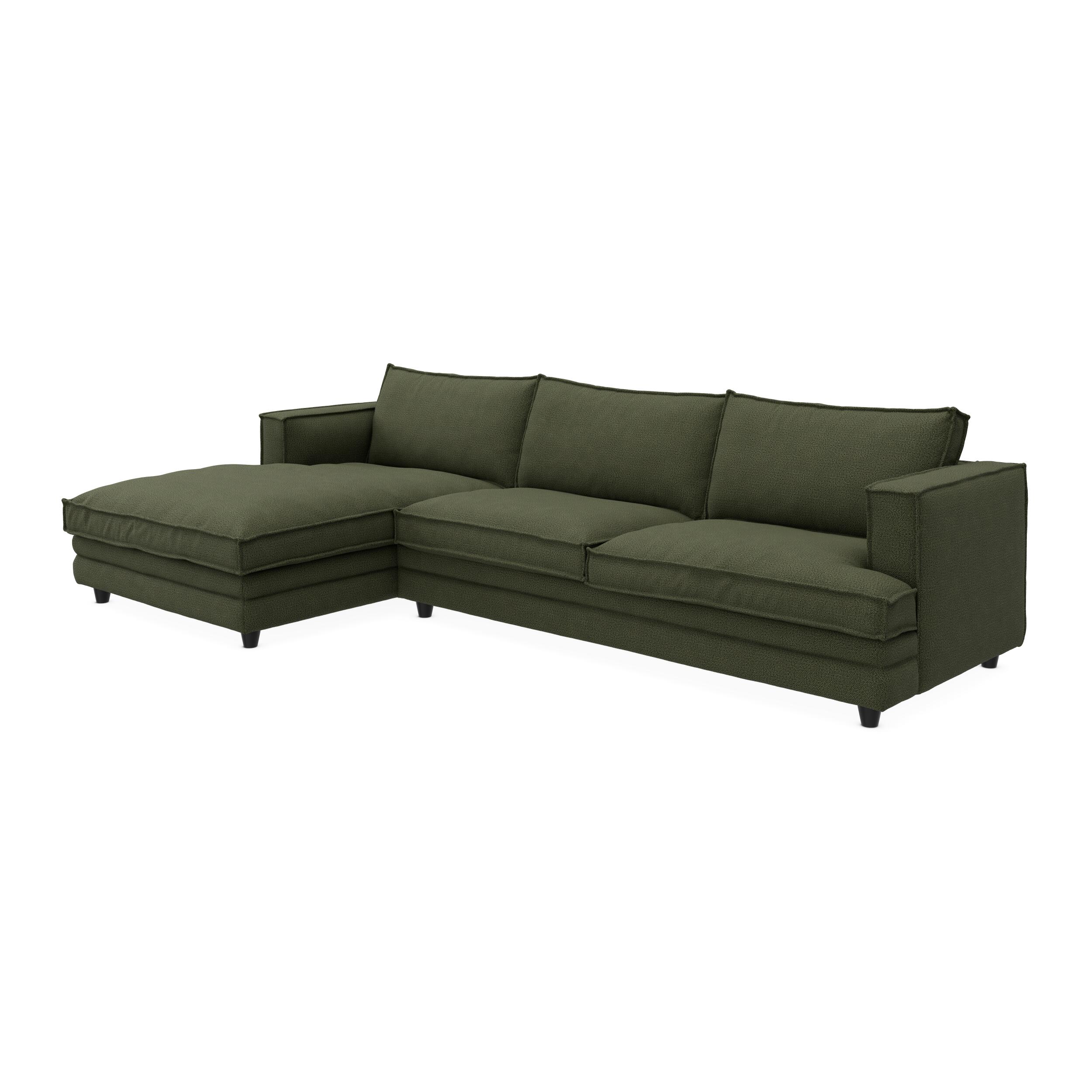 Agir venstrevendt sofa med chaiselong 