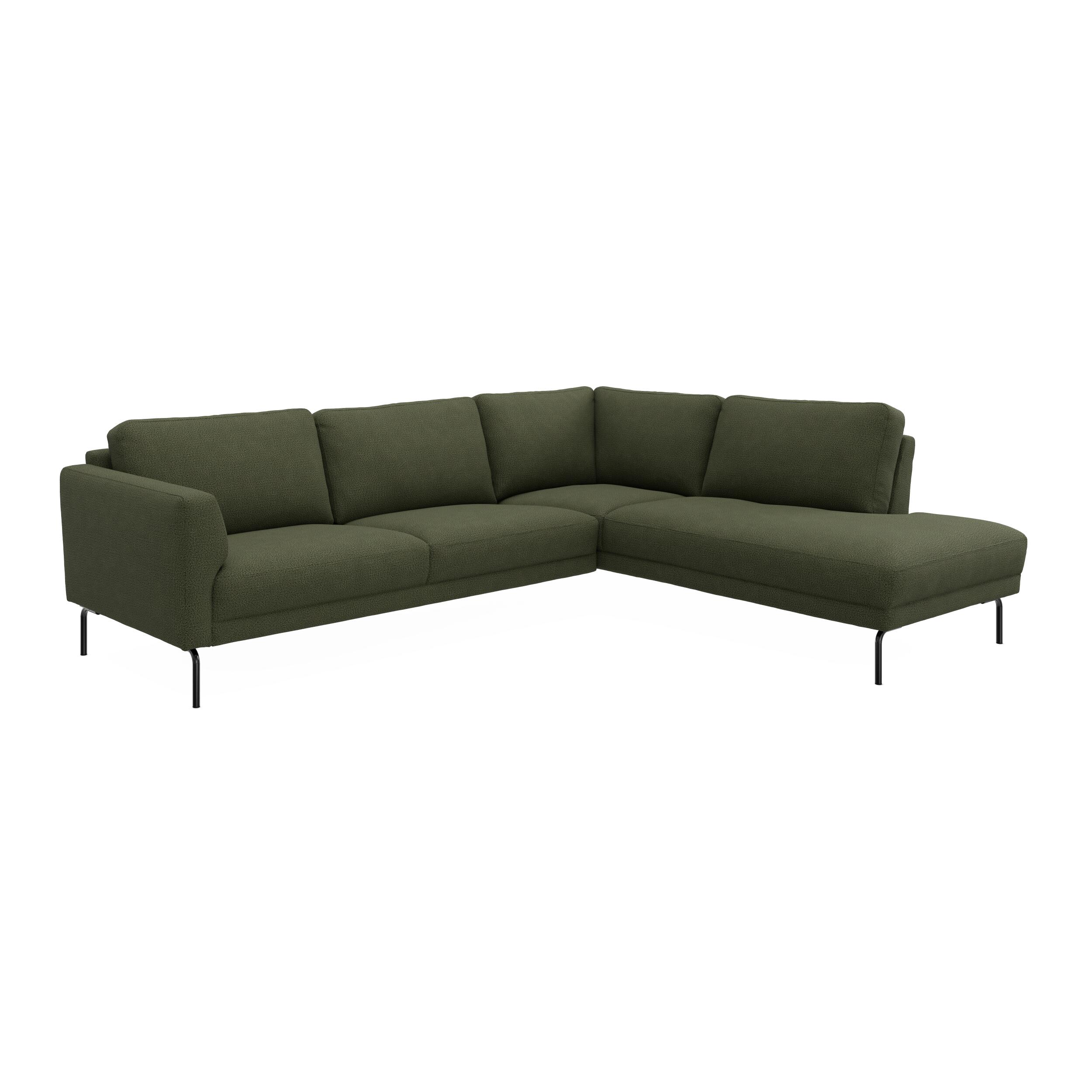 Springfield højrevendt hjørnesofa med pufafslutning 