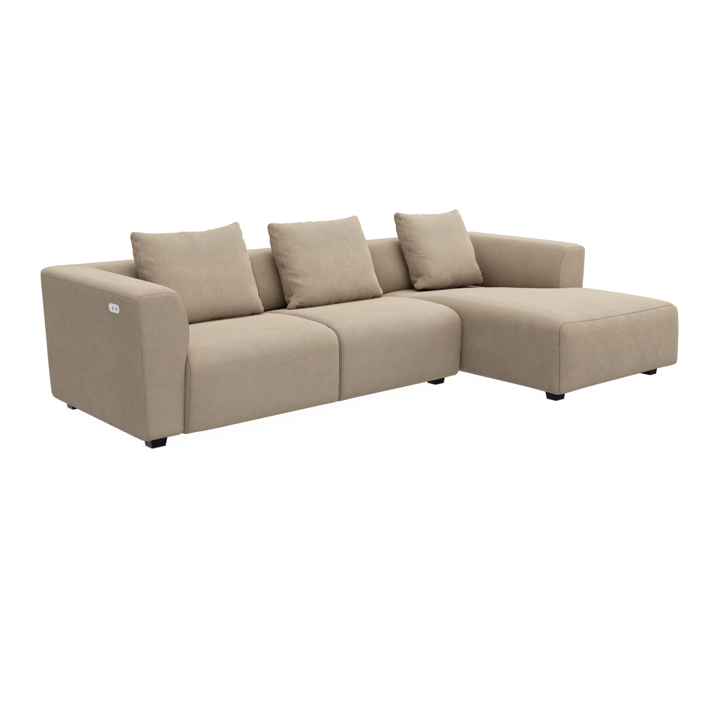 Solaro højrevendt sofa med chaiselong 