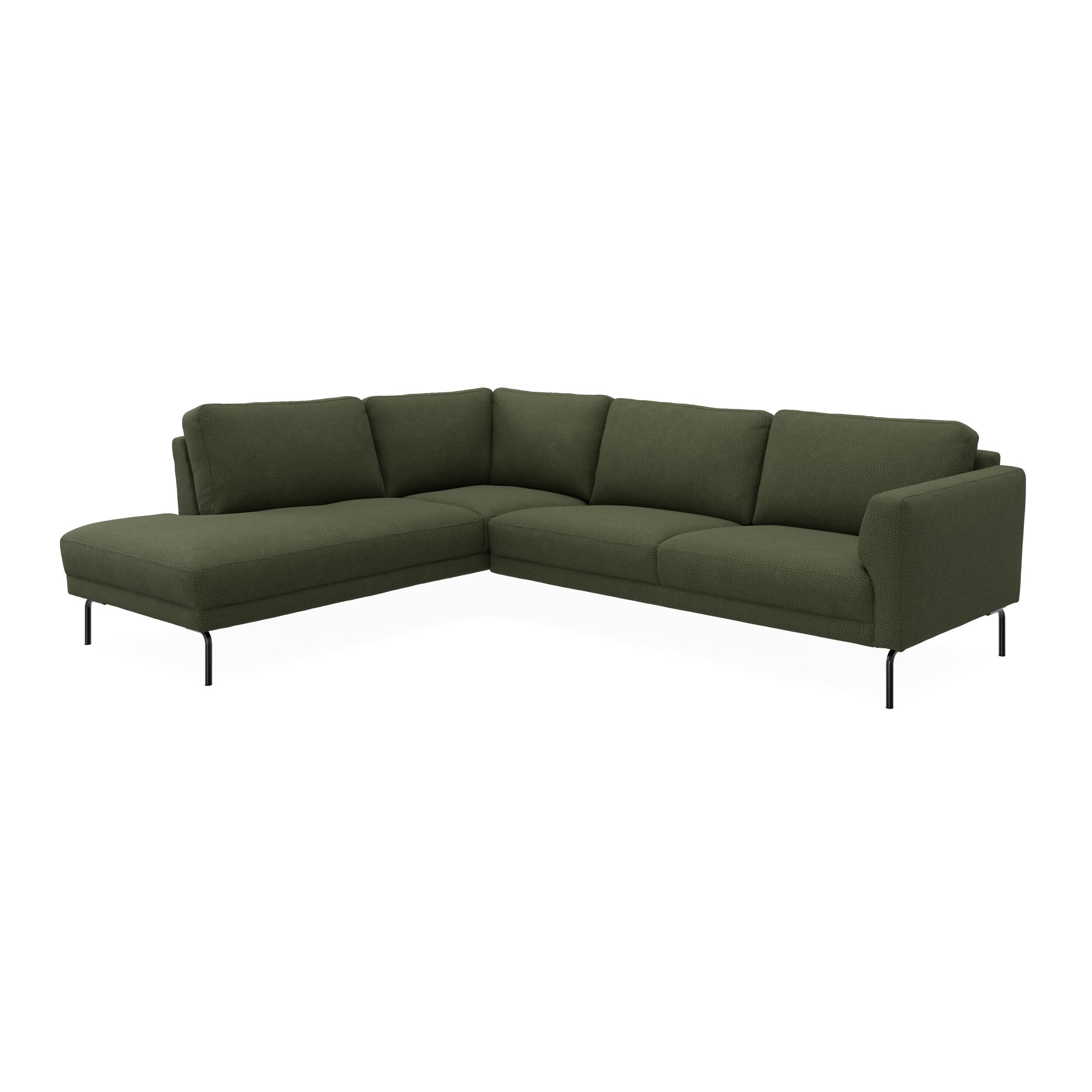 Springfield venstrevendt hjørnesofa med pufafslutning 