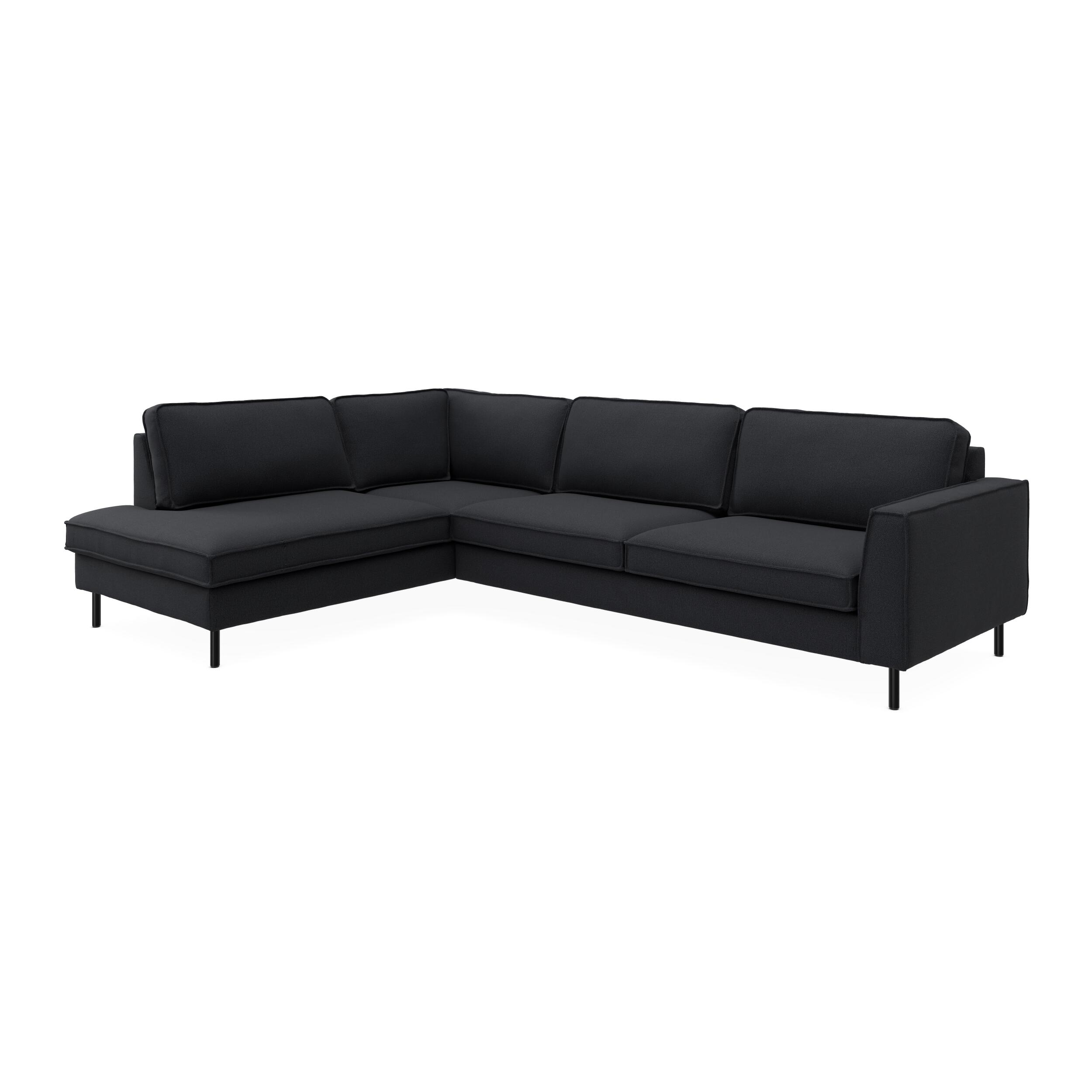 Scott venstrevendt hjørnesofa med pufafslutning 