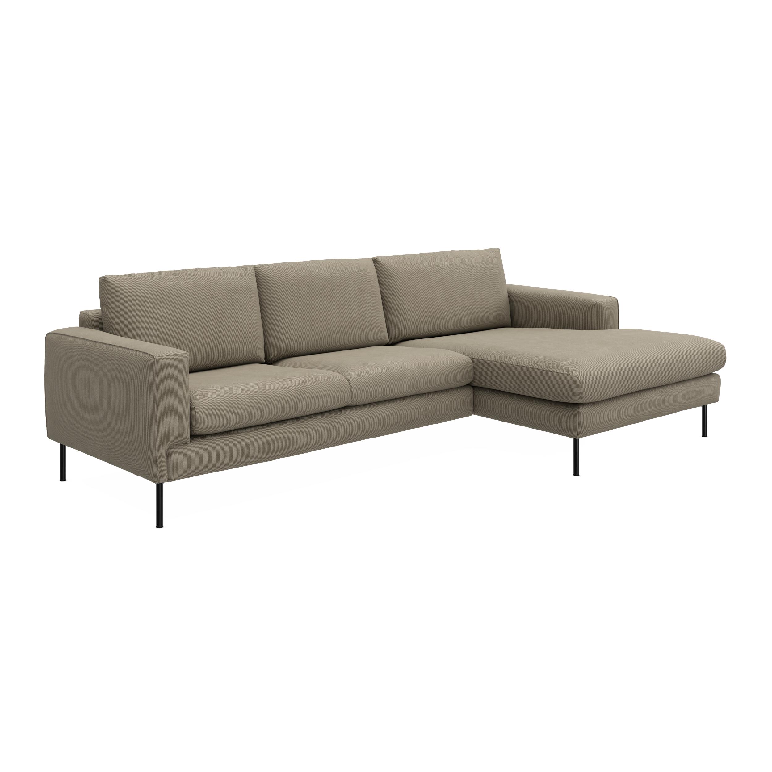 Nyland højrevendt sofa med chaiselong 