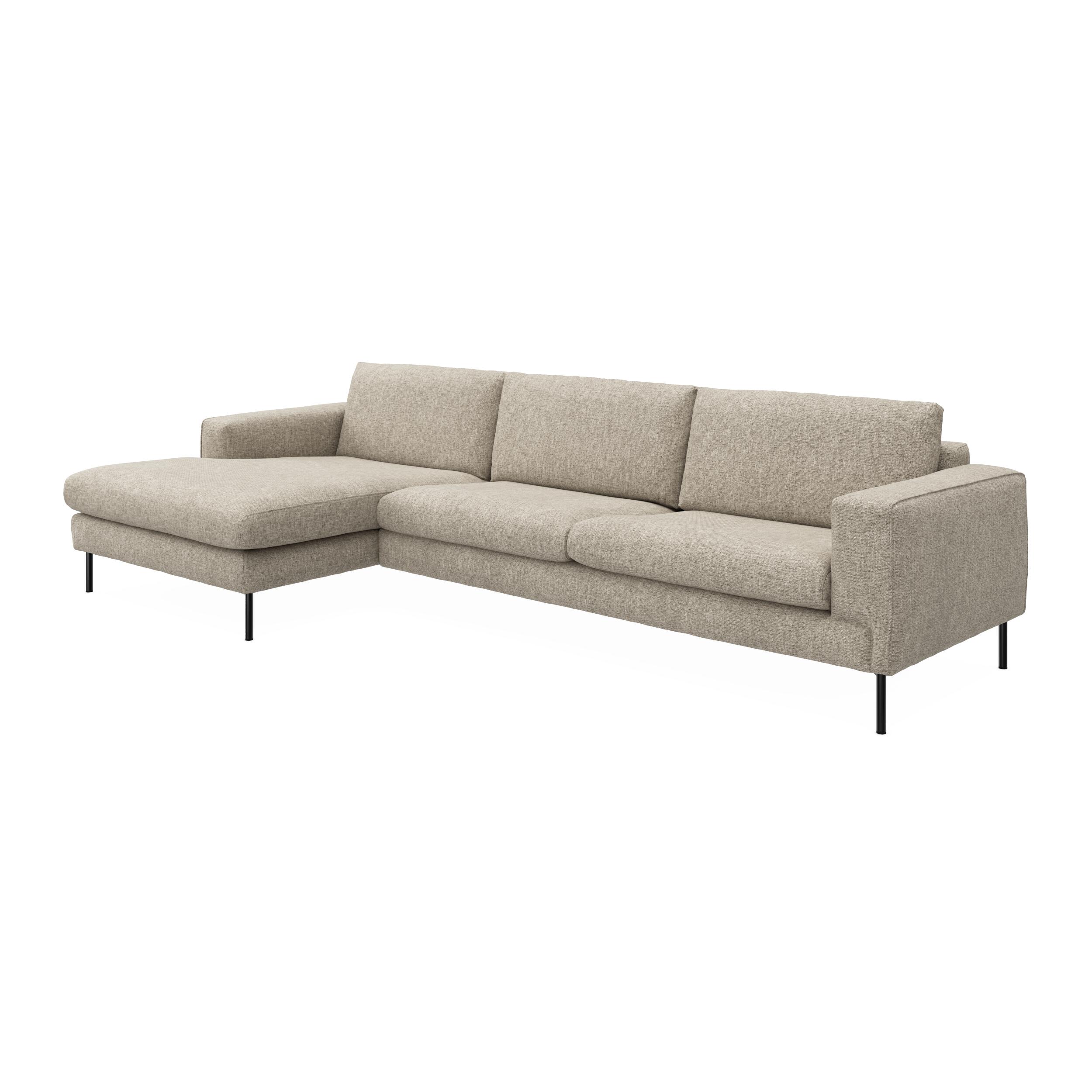 Nyland venstrevendt sofa med chaiselong 
