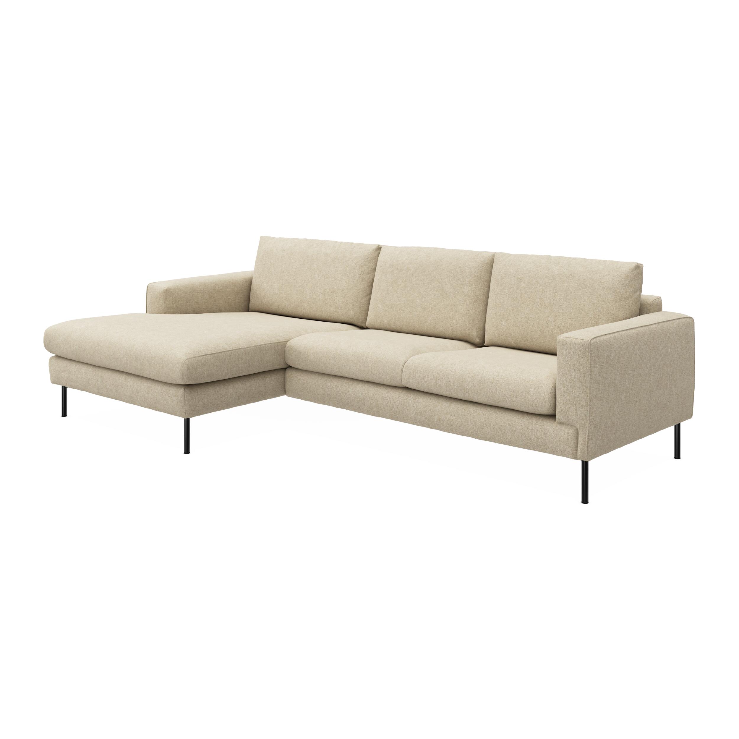 Nyland venstrevendt sofa med chaiselong 
