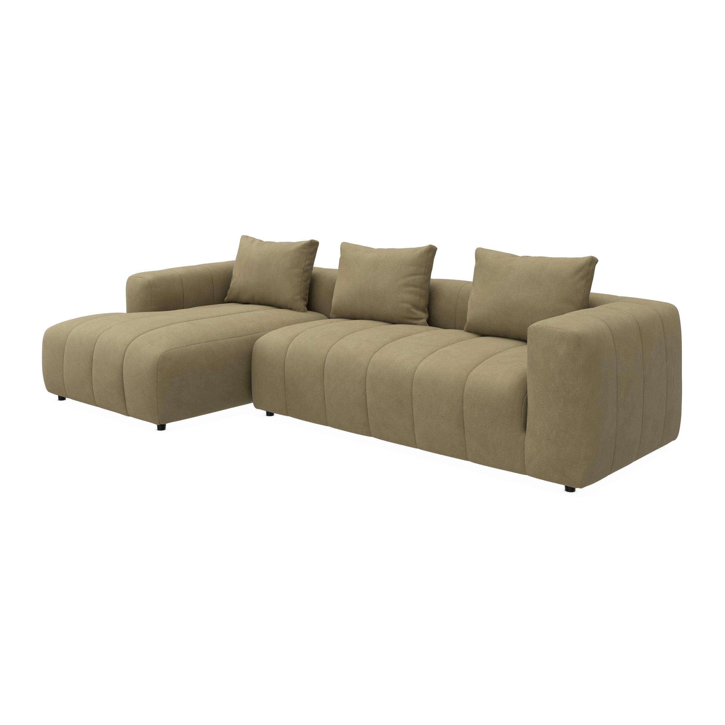 Ingvar venstrevendt sofa med chaiselong 