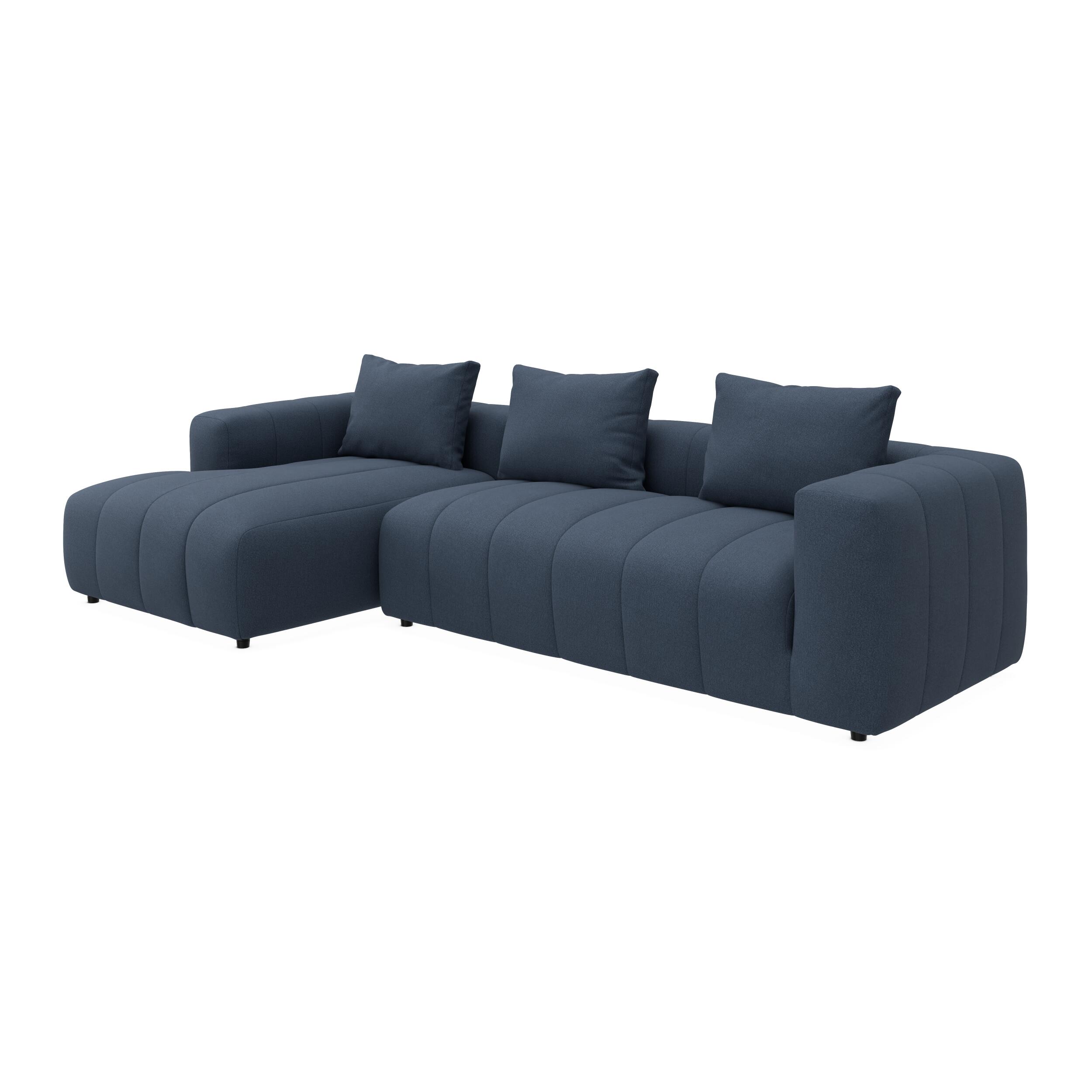 Ingvar venstrevendt sofa med chaiselong 
