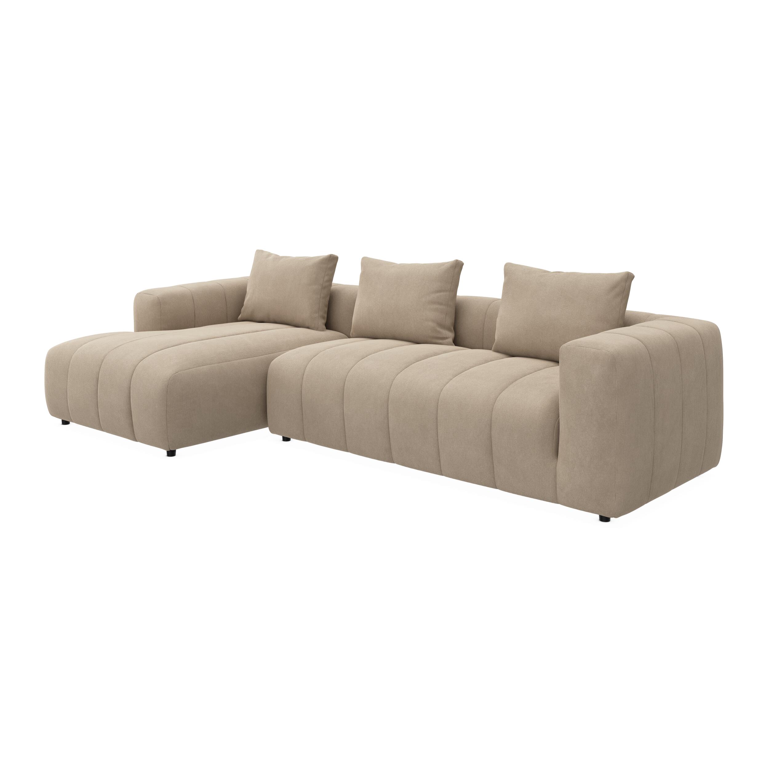 Ingvar venstrevendt sofa med chaiselong 