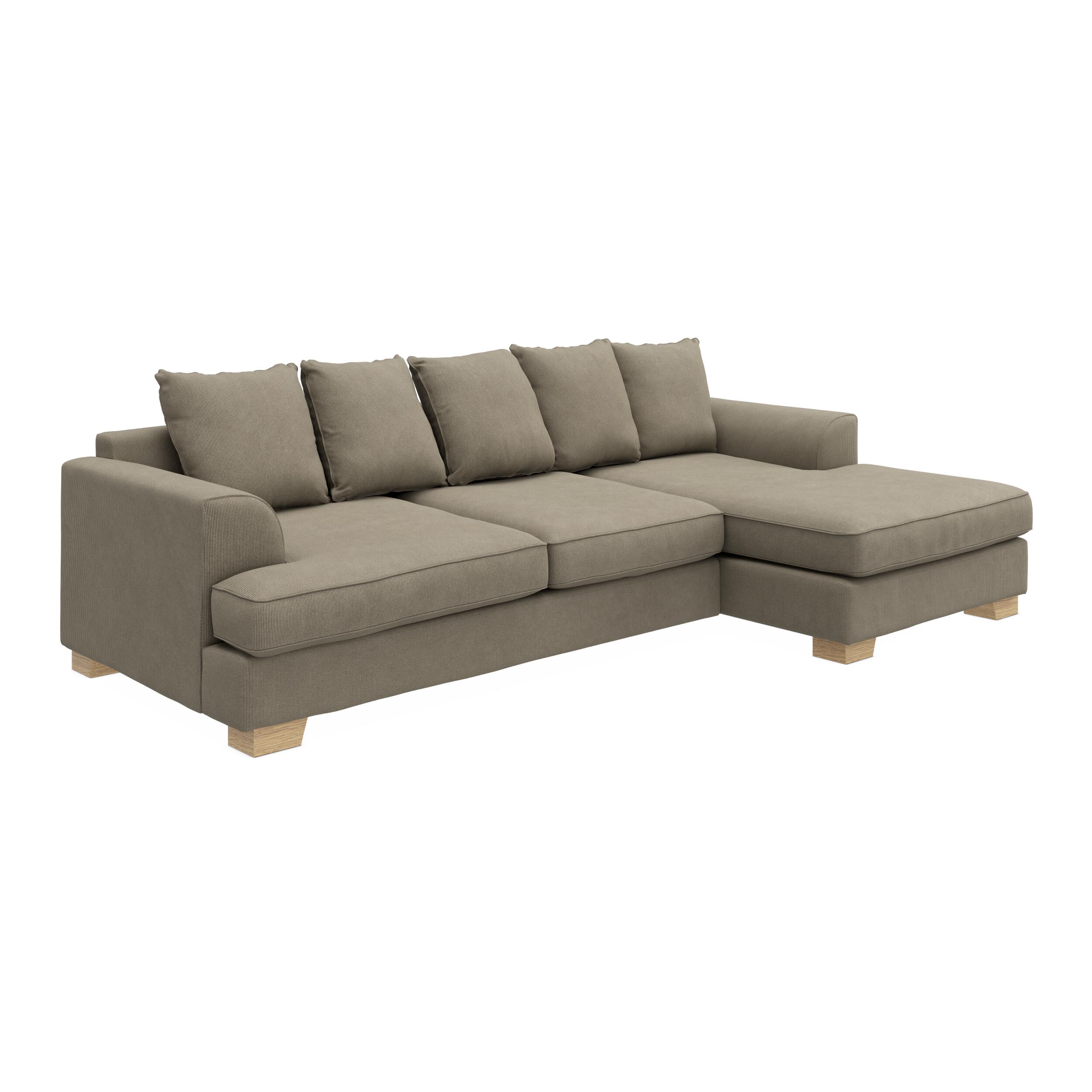 Kingston højrevendt sofa med chaiselong 