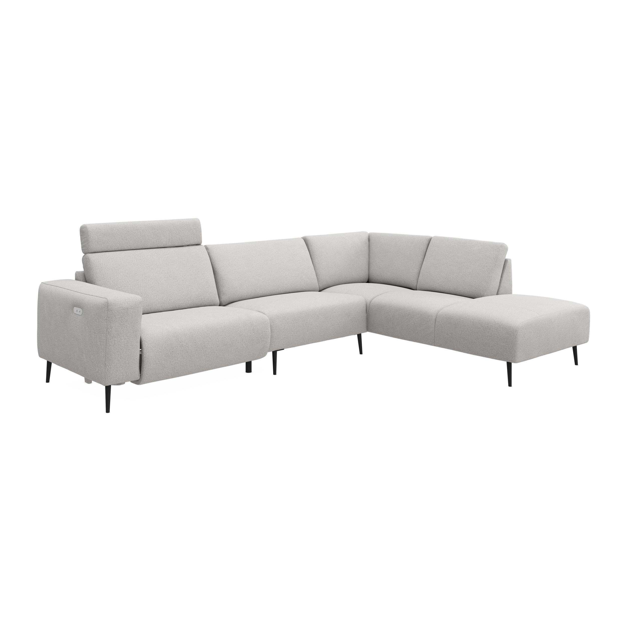 Remus højrevendt sofa med pufafslutning 