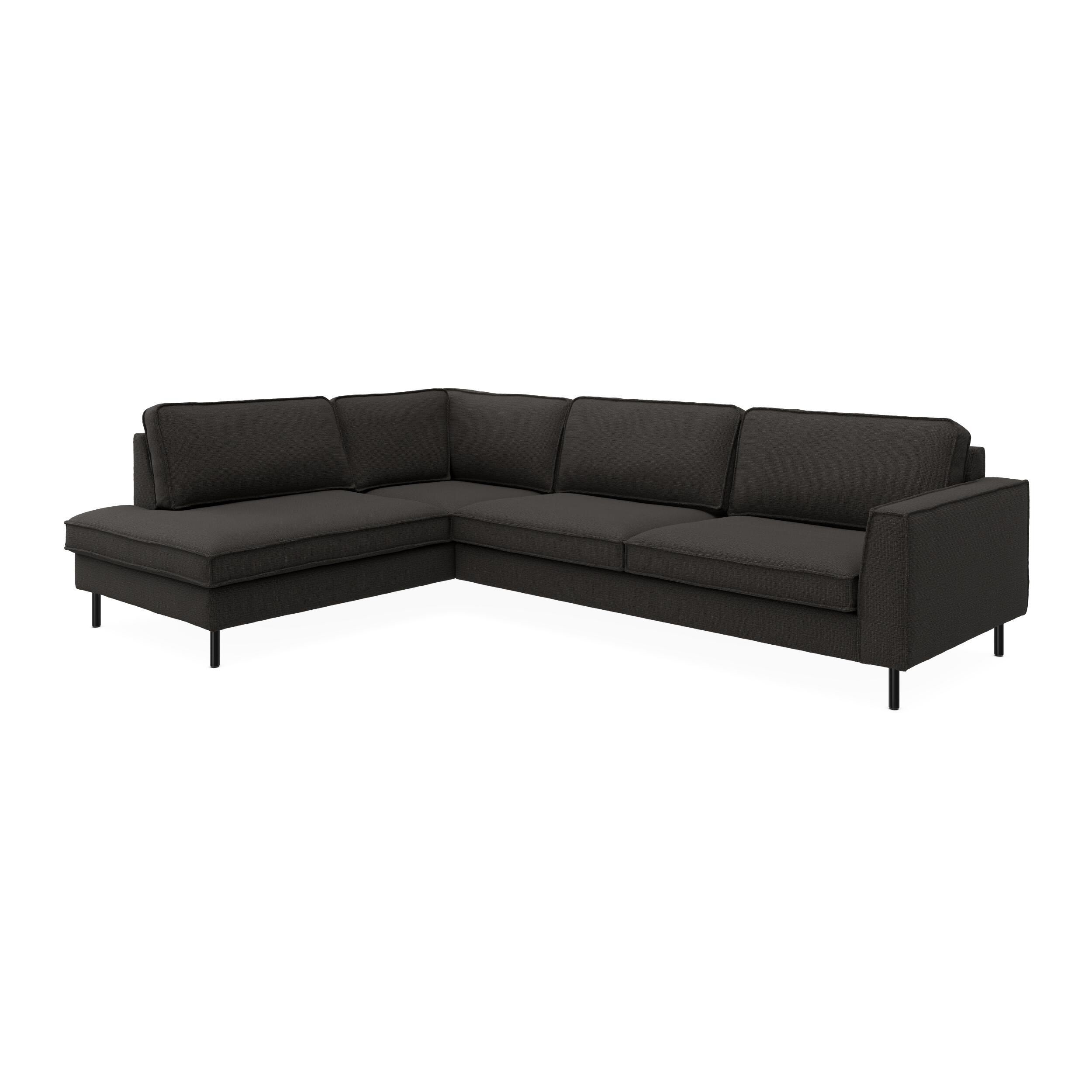 Scott venstrevendt hjørnesofa med pufafslutning 