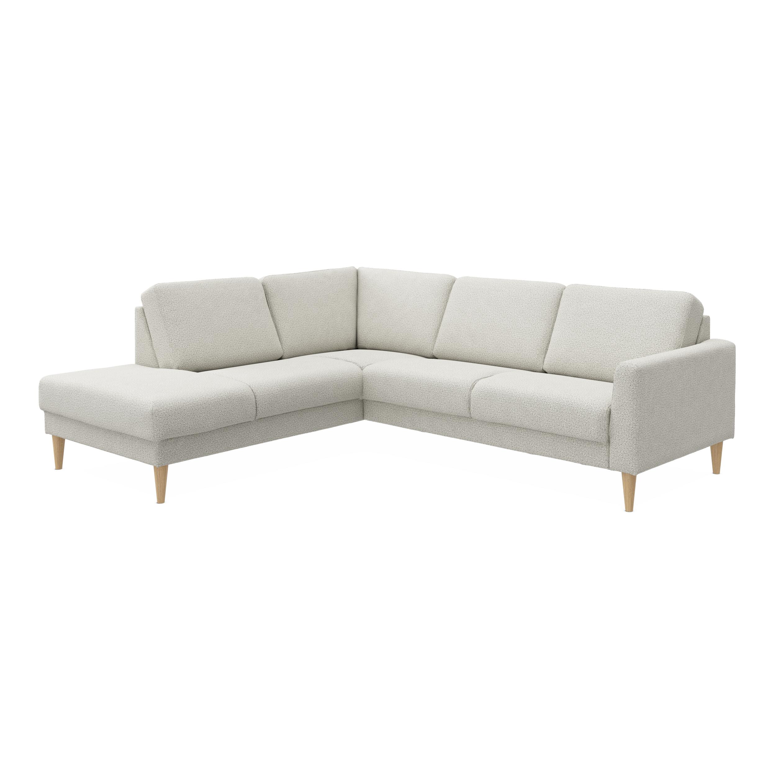 Linea venstrevendt hjørnesofa med pufafslutning 