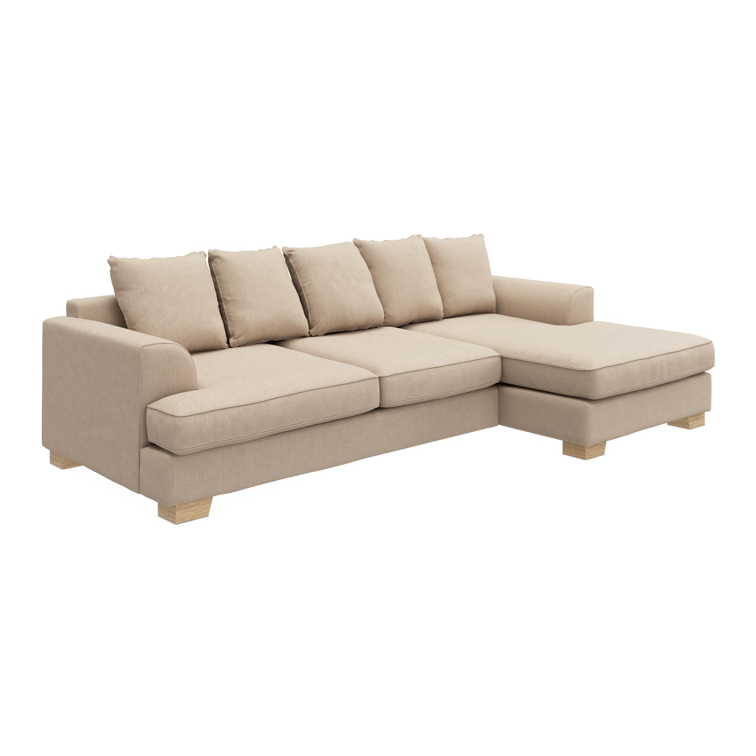 Kingston højrevendt sofa med chaiselong 