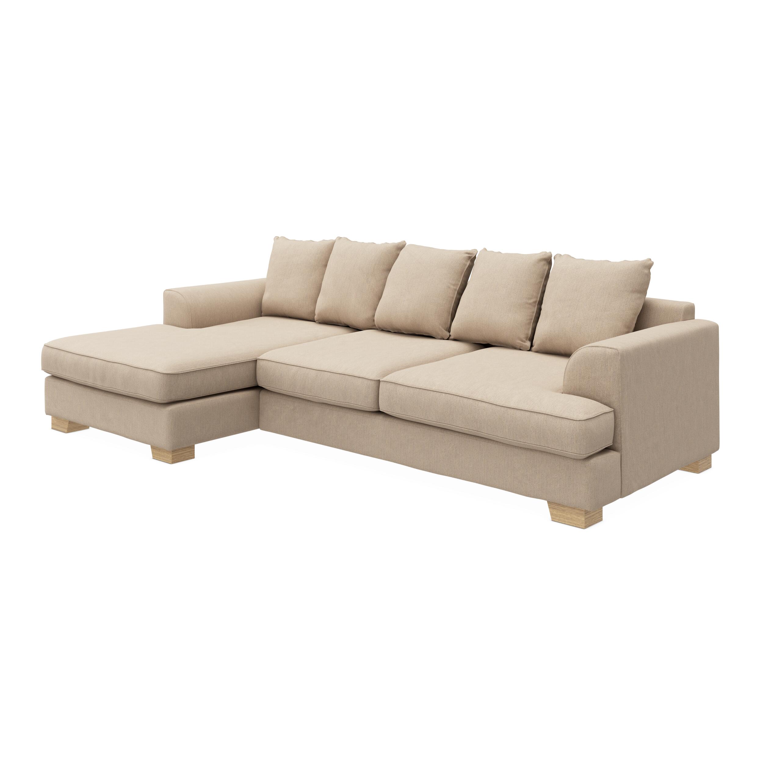 Kingston venstrevendt sofa med chaiselong 