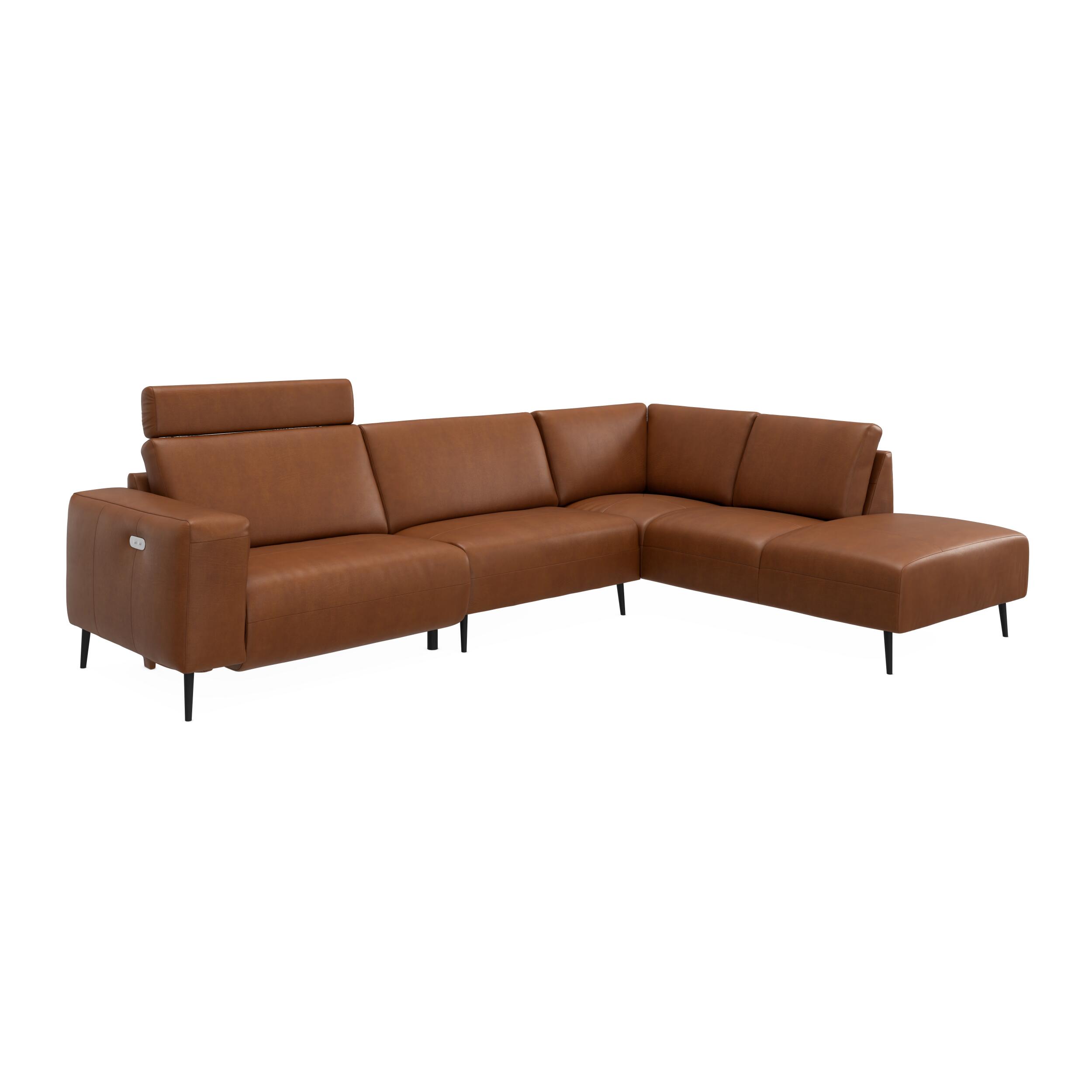 Remus højrevendt sofa med pufafslutning 