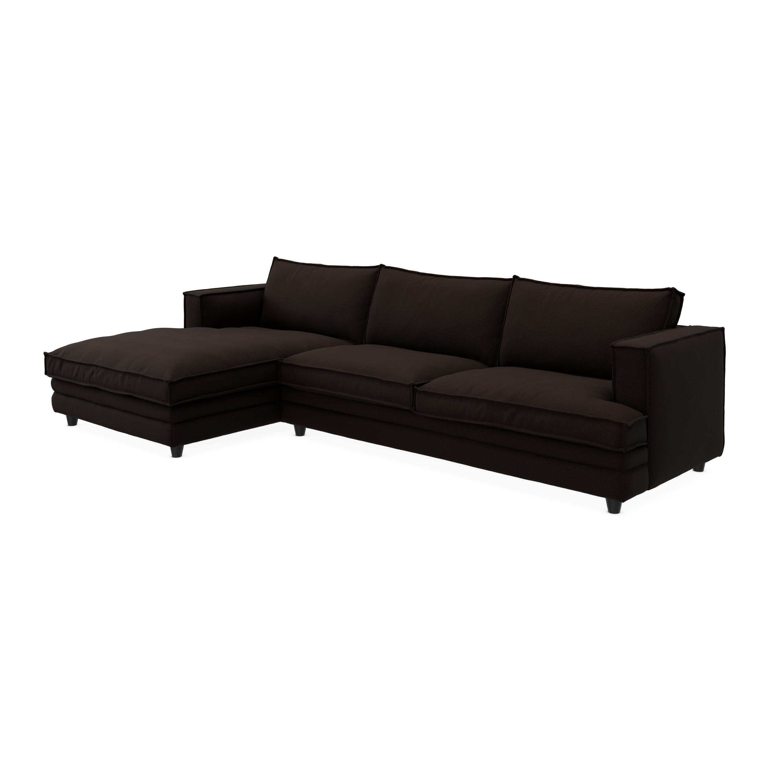 Agir venstrevendt sofa med chaiselong 